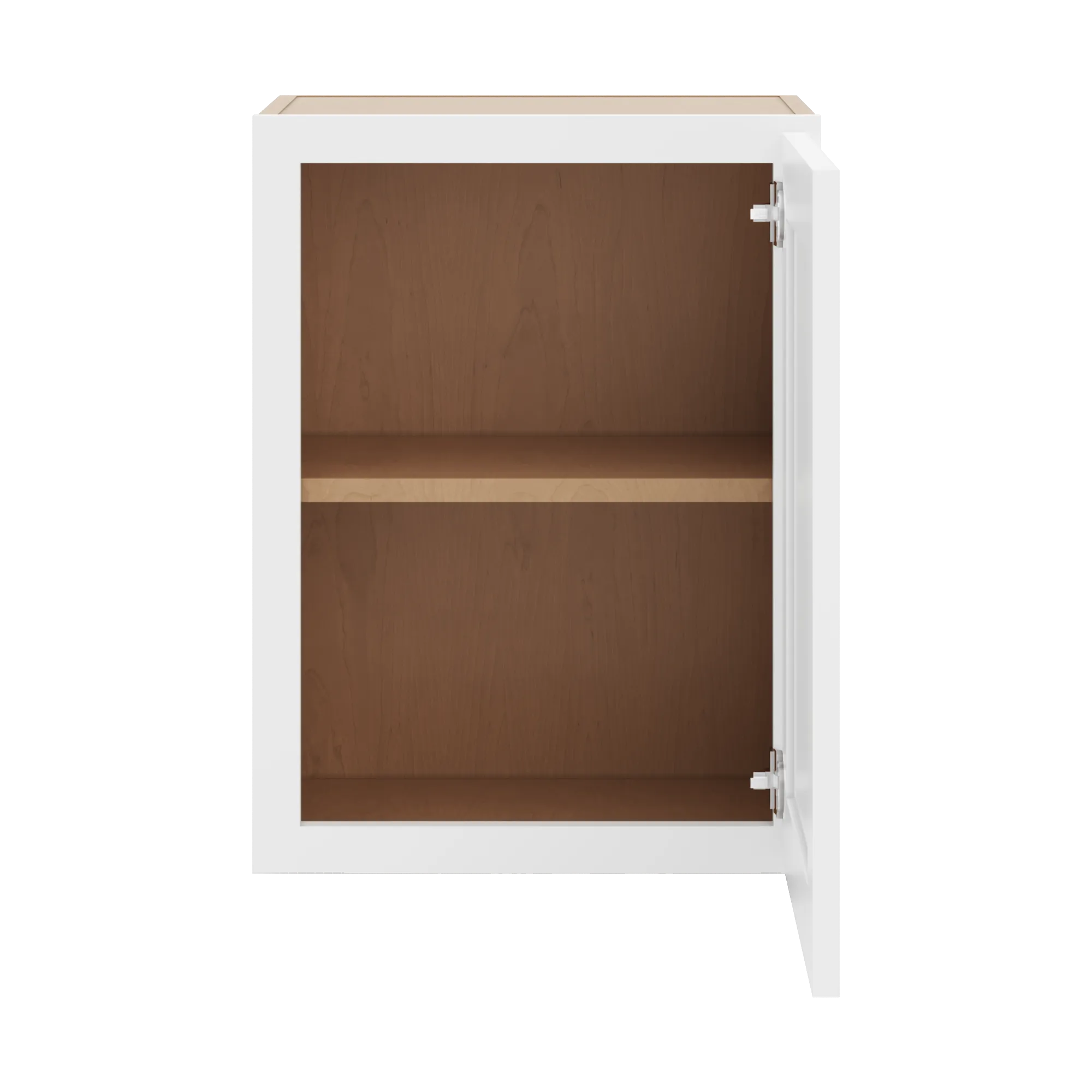 W1824 Open Front White