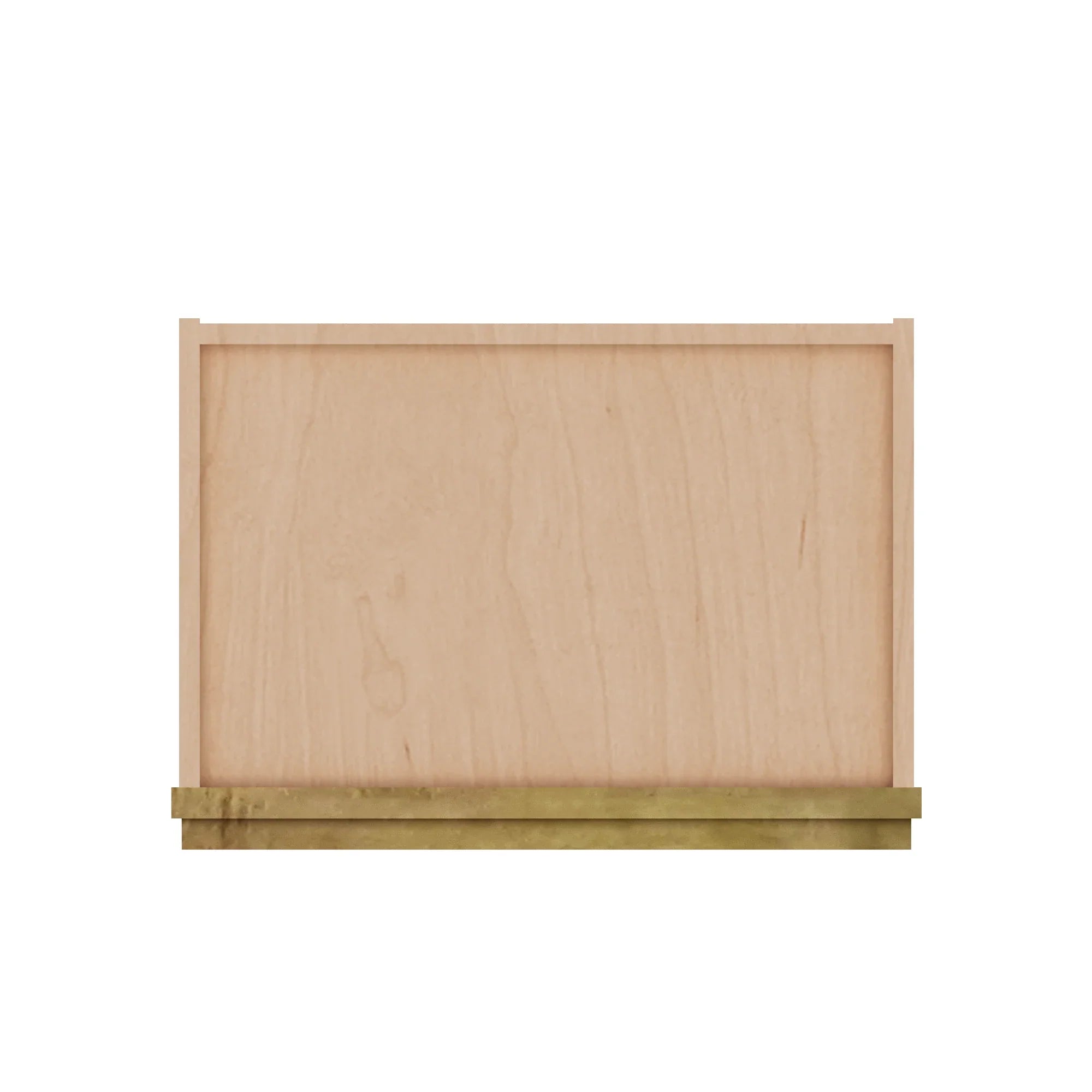 Modernform Cabinet Natural Shaker 18" W X 30" H X 12" D Single Glass Door Wall Cabinet