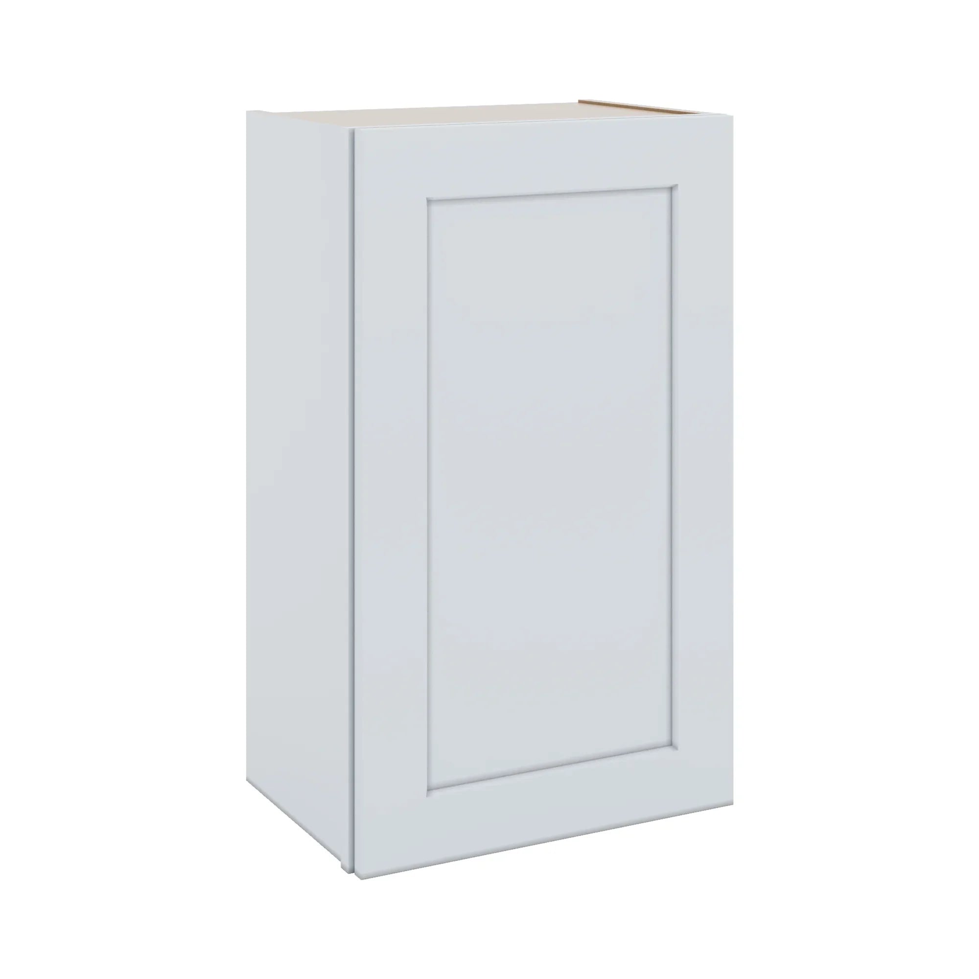 J&K White Shaker S8 Single Door Wall Cabinet - 18" W x 30" H