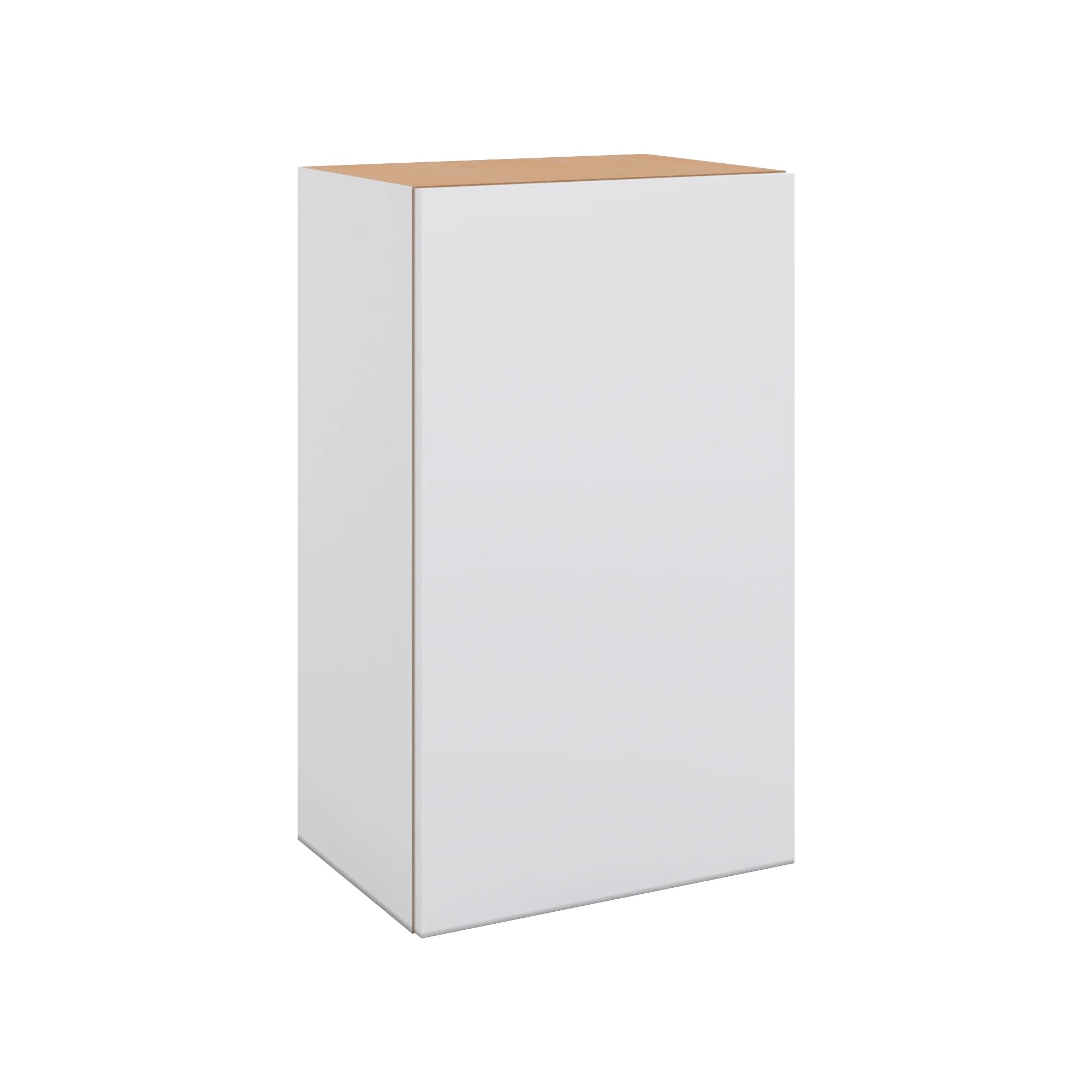 Modernform Cabinet Matte White 18" W X 30" H X 12" D Single Door Wall Cabinet