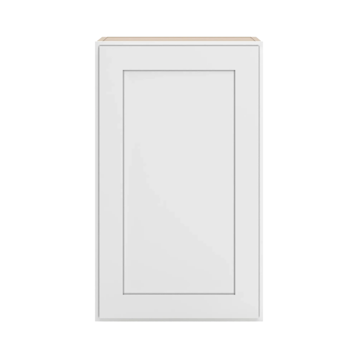 cnc luxor white 18 w x 30 h single door wall cabinet