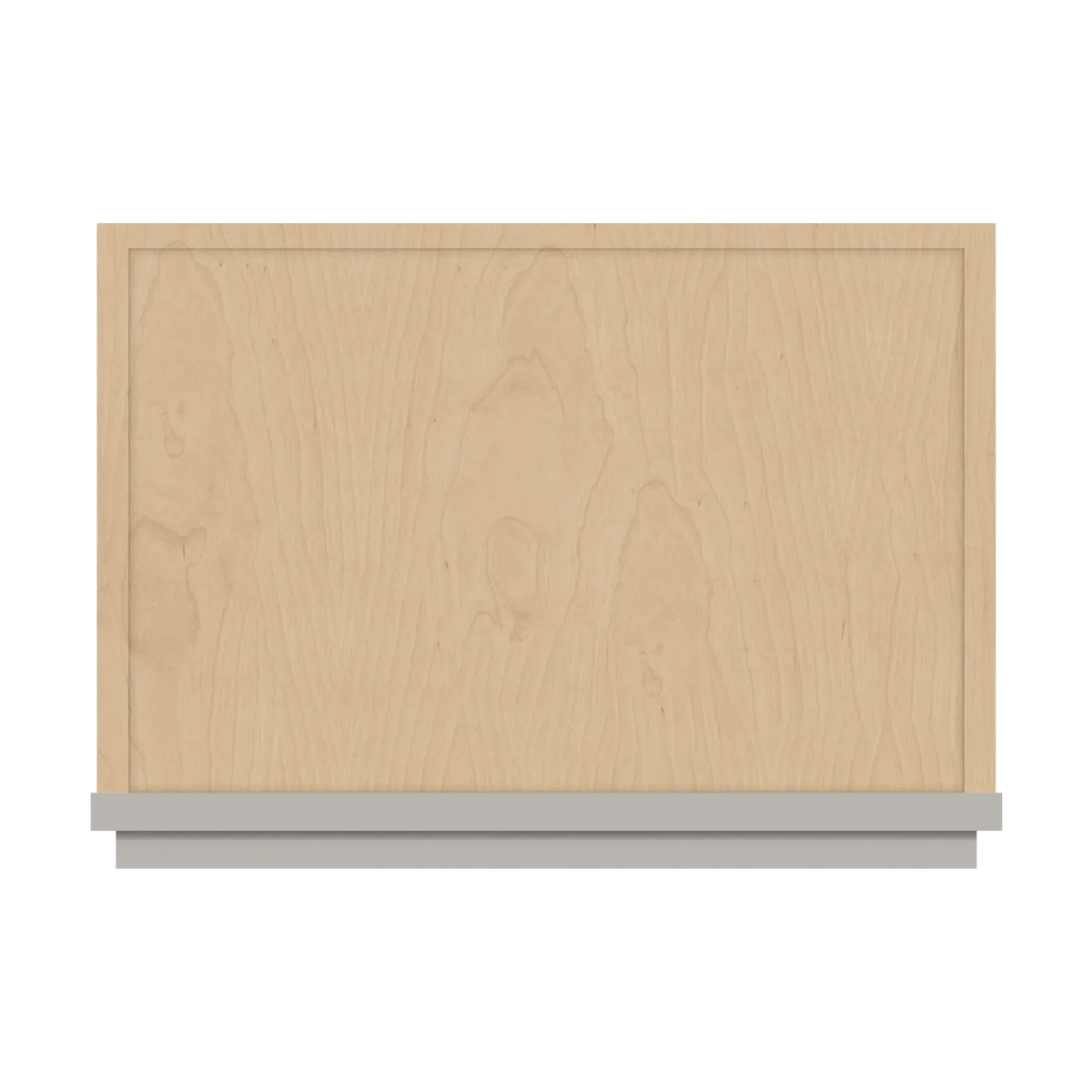 cnc luxor 5 piece misty grey 18 w x 30 h single door wall cabinet