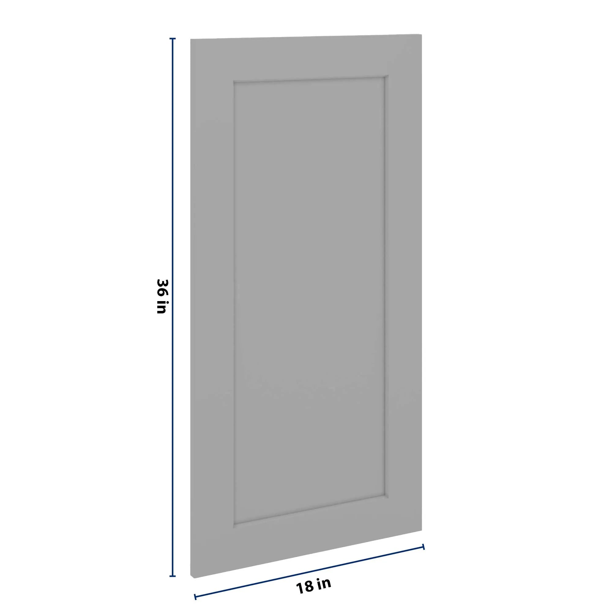 J&K Castle Grey S5 Dummy Door Panel 18" W x 36" H
