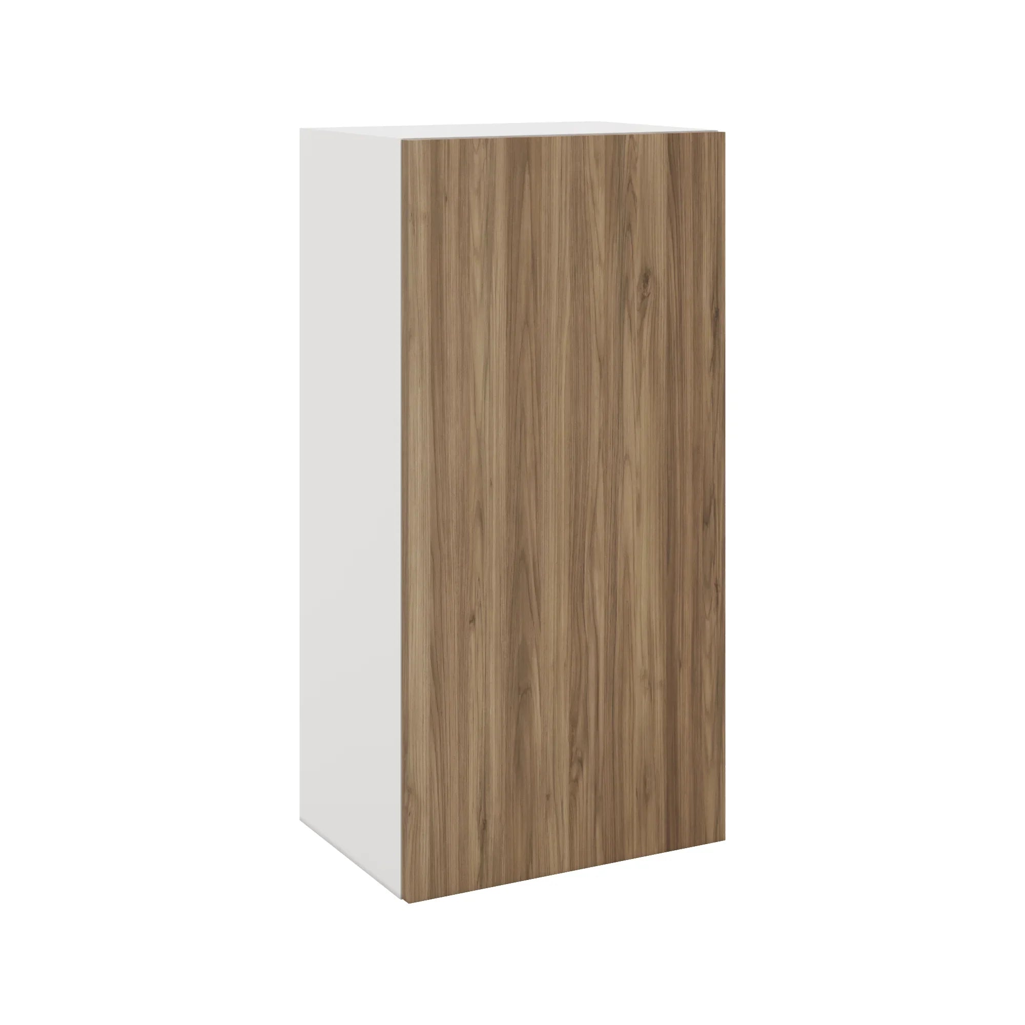 Modernform Cabinet Walnut 18" W X 36" H X 12" D Single Door Wall Cabinet