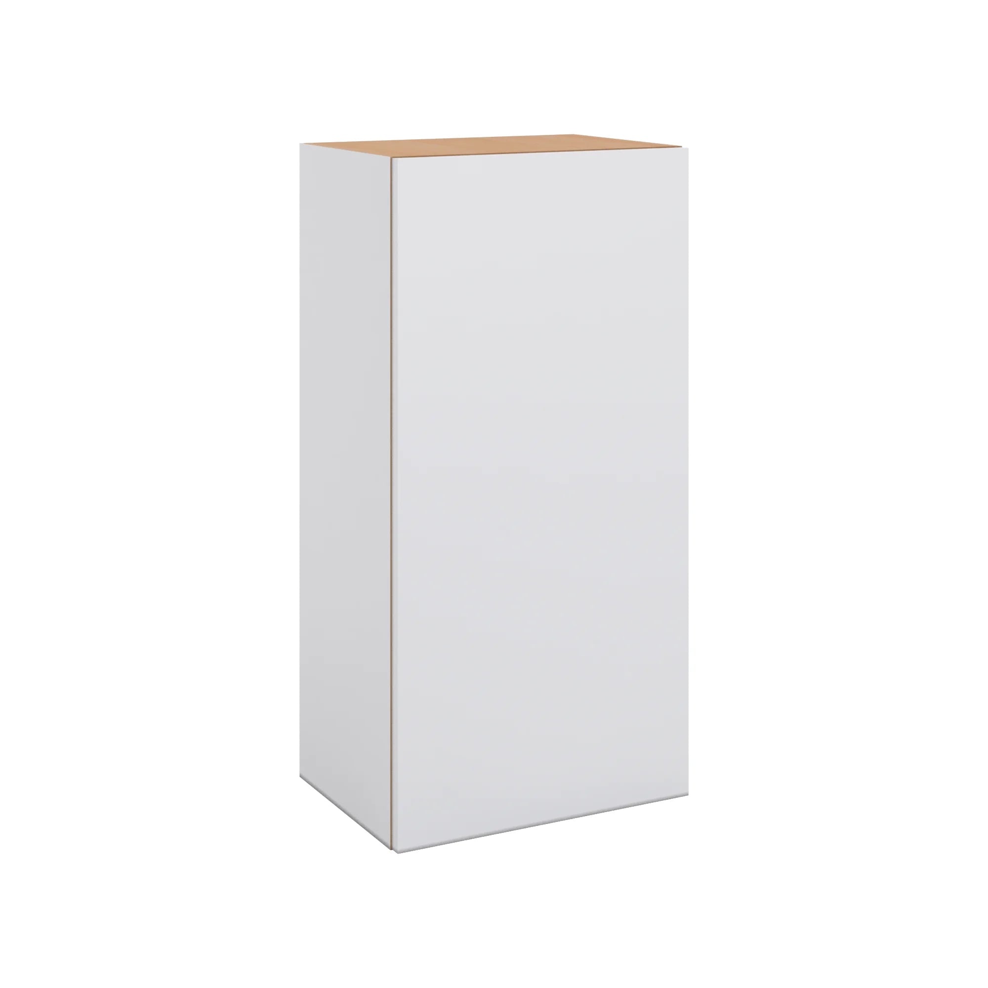 Modernform Cabinet Matte White 18" W X 36" H X 12" D Single Door Wall Cabinet