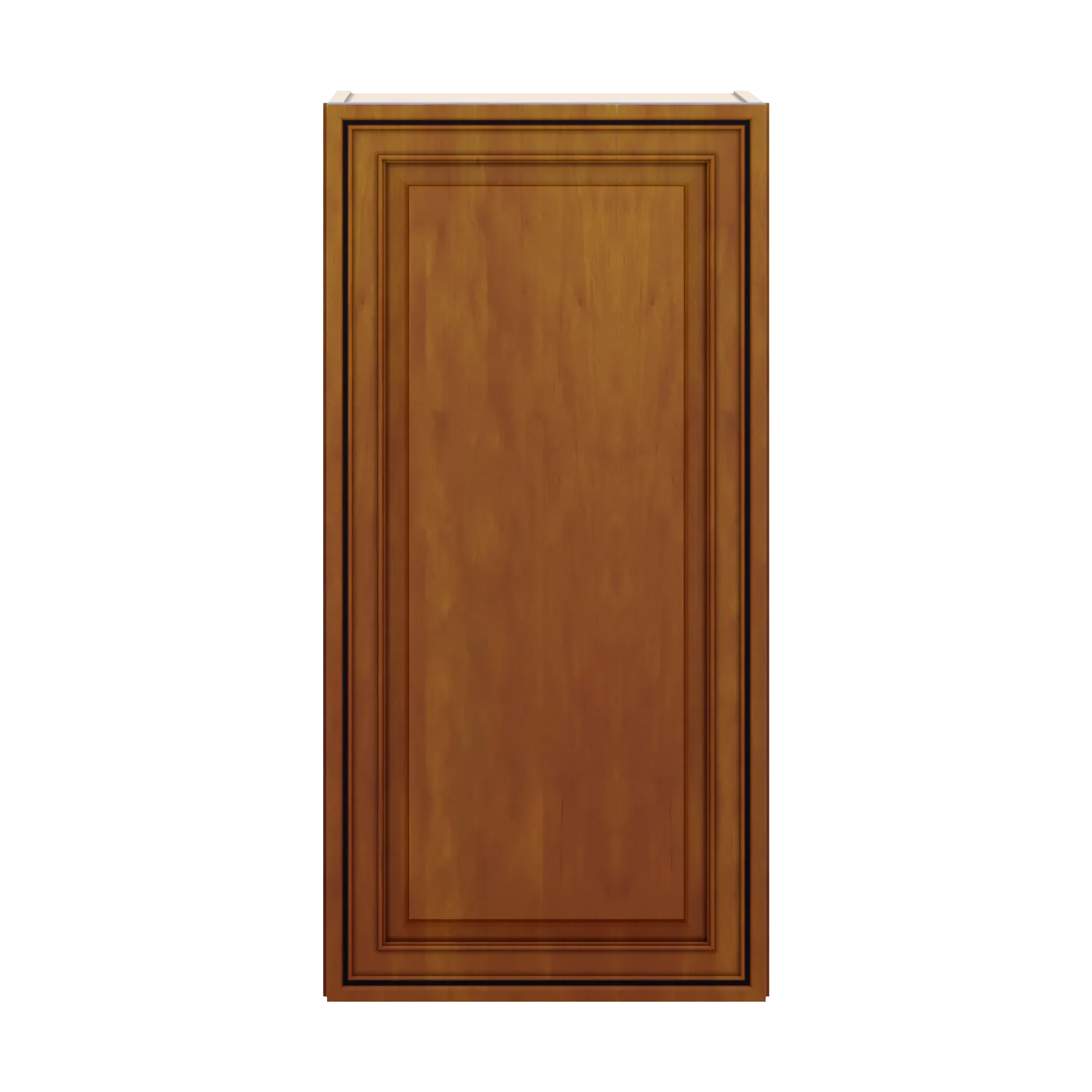 j k mocha glazed k10 single door wall cabinet 18 w x 36 h