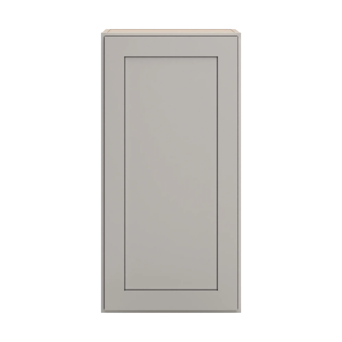 cnc luxor 5 piece misty grey 18 w x 36 h single door wall cabinet