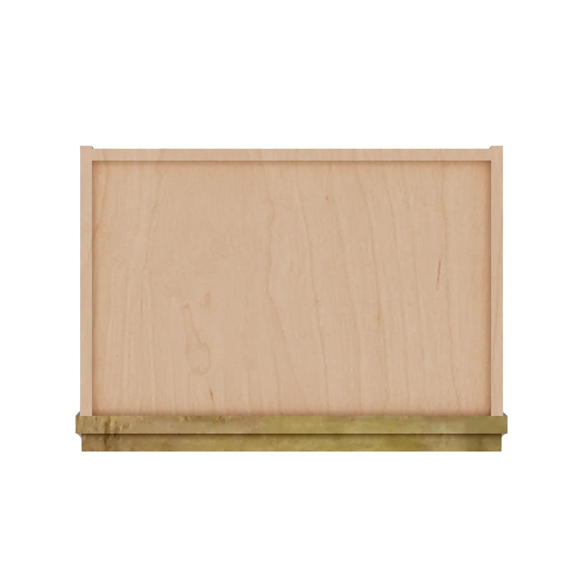 Modernform Cabinet Natural Shaker 18" W X 42" H X 12" D Single Glass Door Wall Cabinet