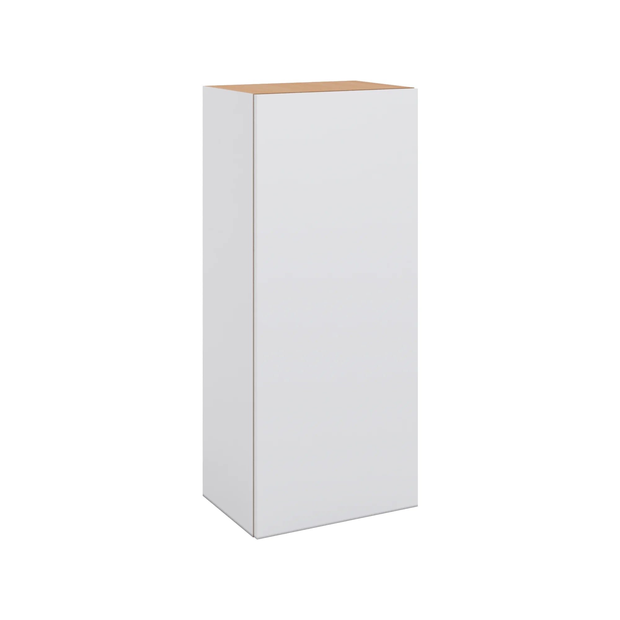 Modernform Cabinet Matte White 18" W X 42" H X 12" D Single Door Wall Cabinet