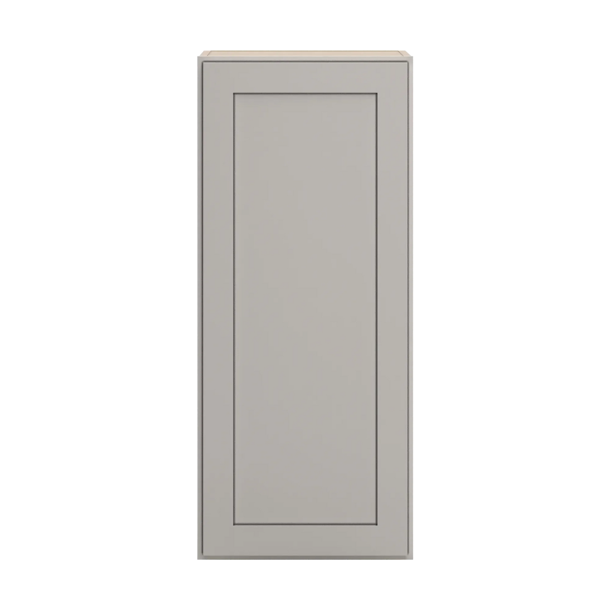cnc luxor 5 piece misty grey 18 w x 42 h single door wall cabinet