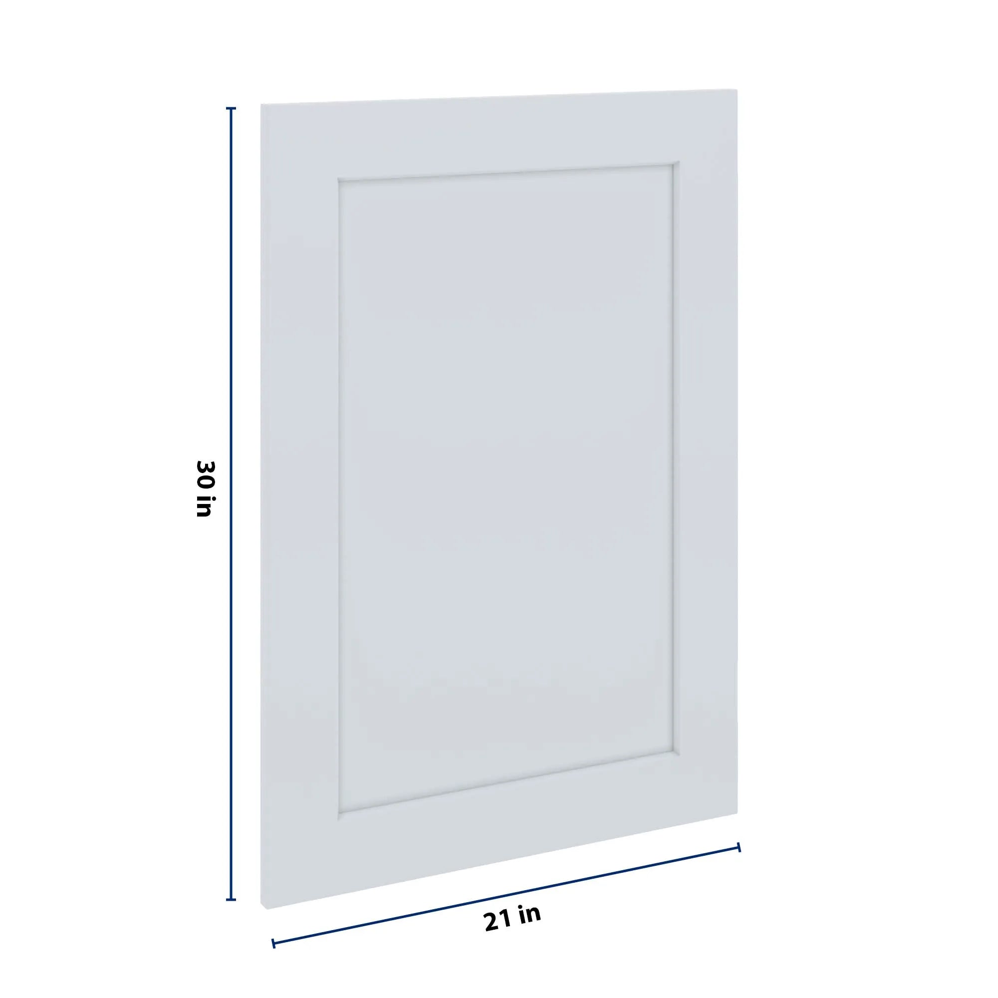 J&K White Shaker S8 Dummy Door Panel 21" W x 30" H