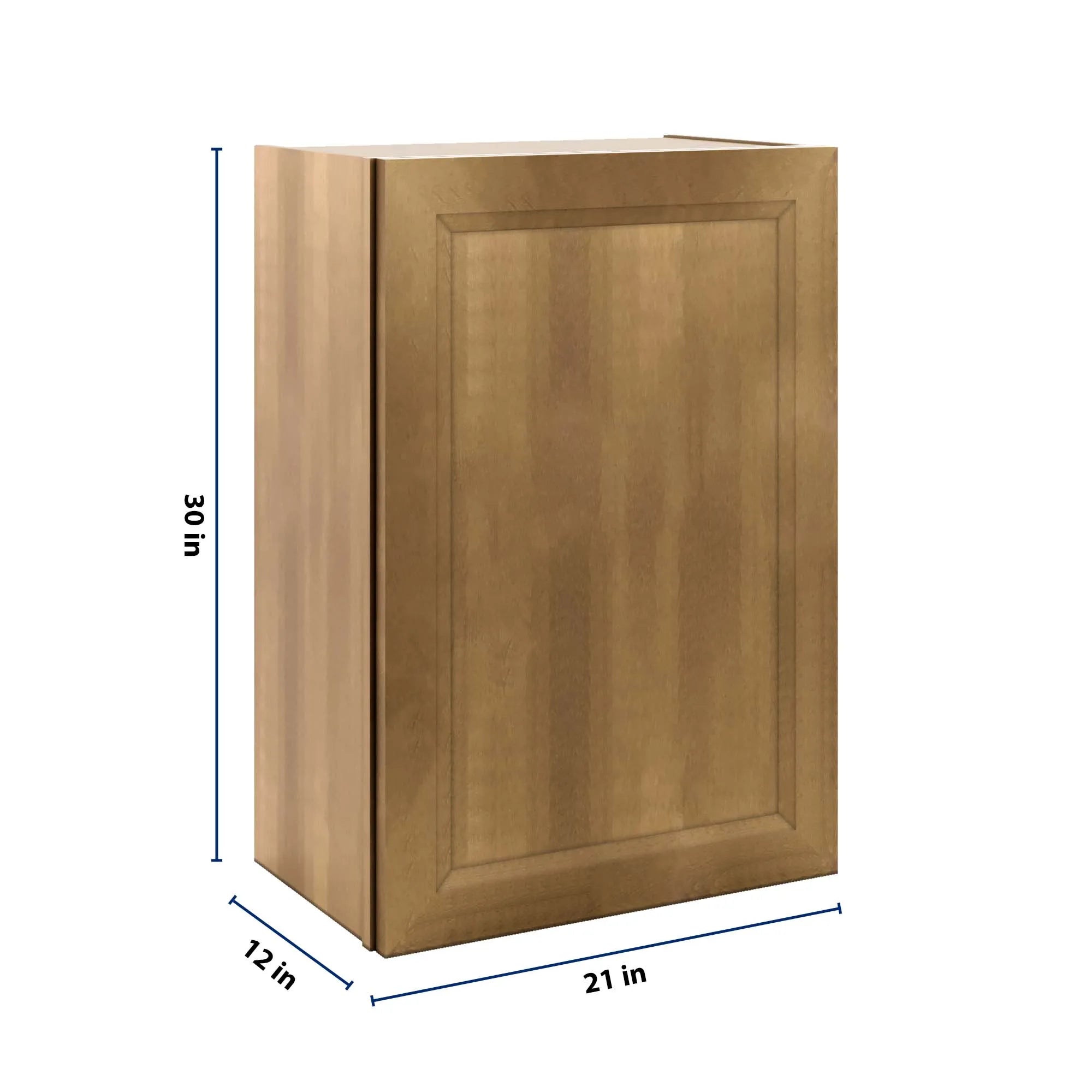 J&K Butterscotch B8 Single Door Wall Cabinet - 21" W x 30" H