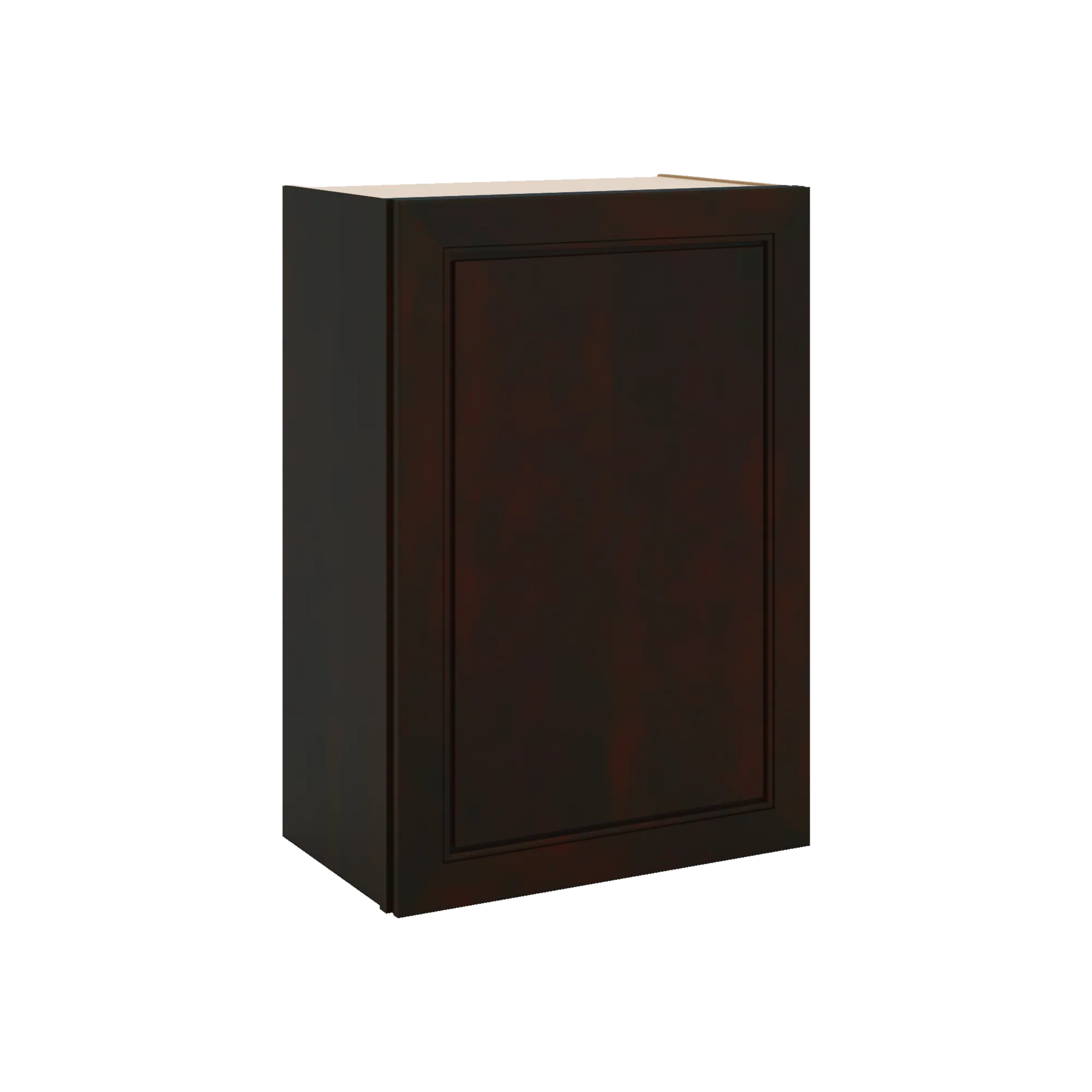 J&K Espresso K8 Single Door Wall Cabinet - 21" W x 30" H