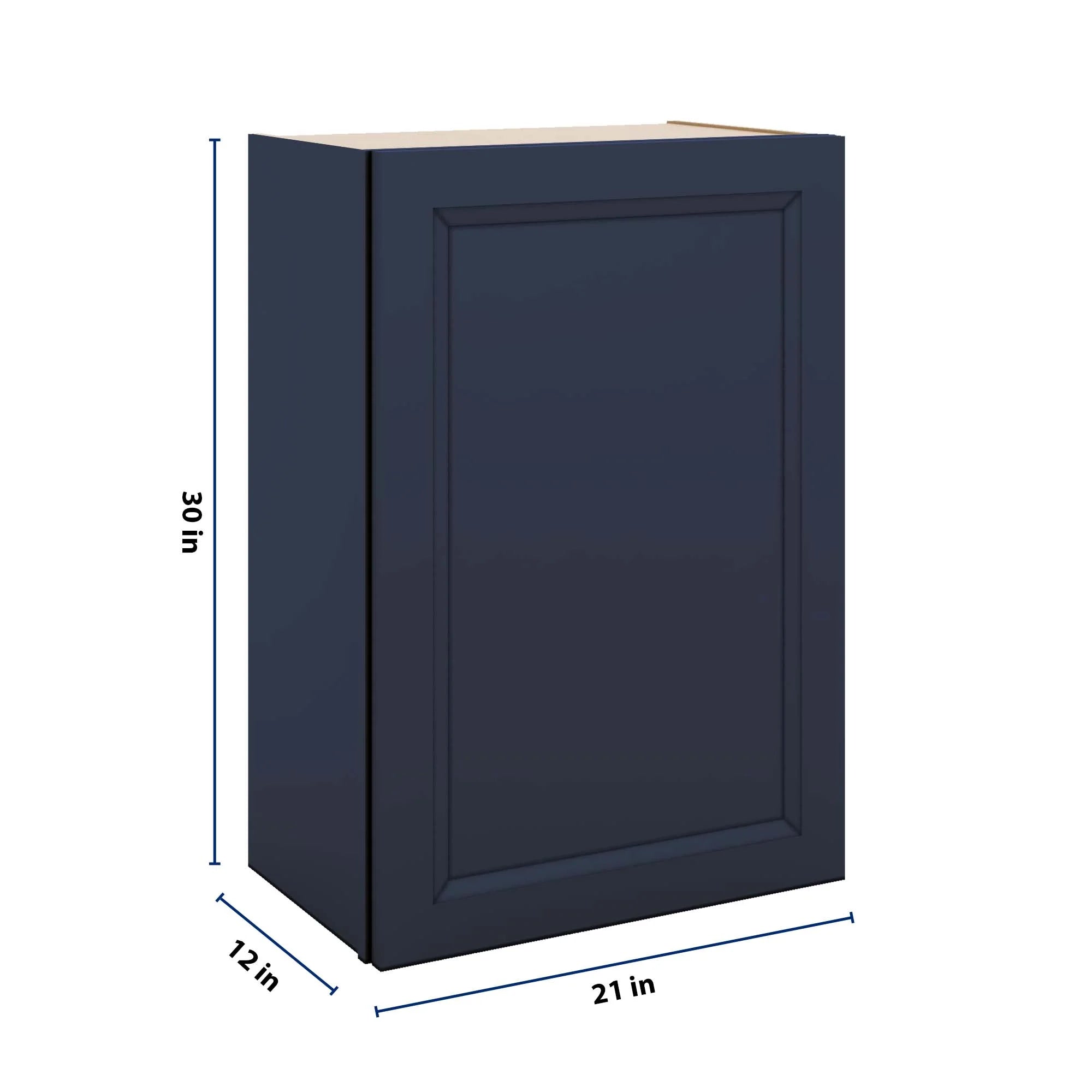 J&K Naval B7 Single Door Wall Cabinet - 21" W x 30" H