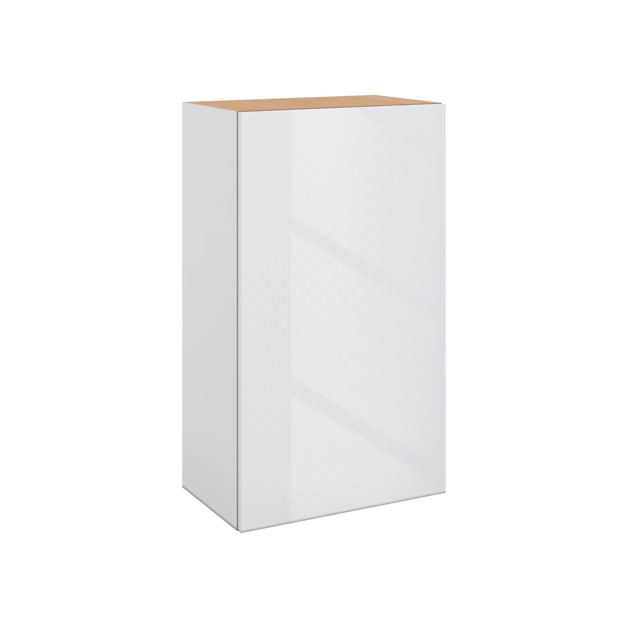Modernform Cabinet Gloss White 21" W X 36" H X 12" D Single Door Wall Cabinet