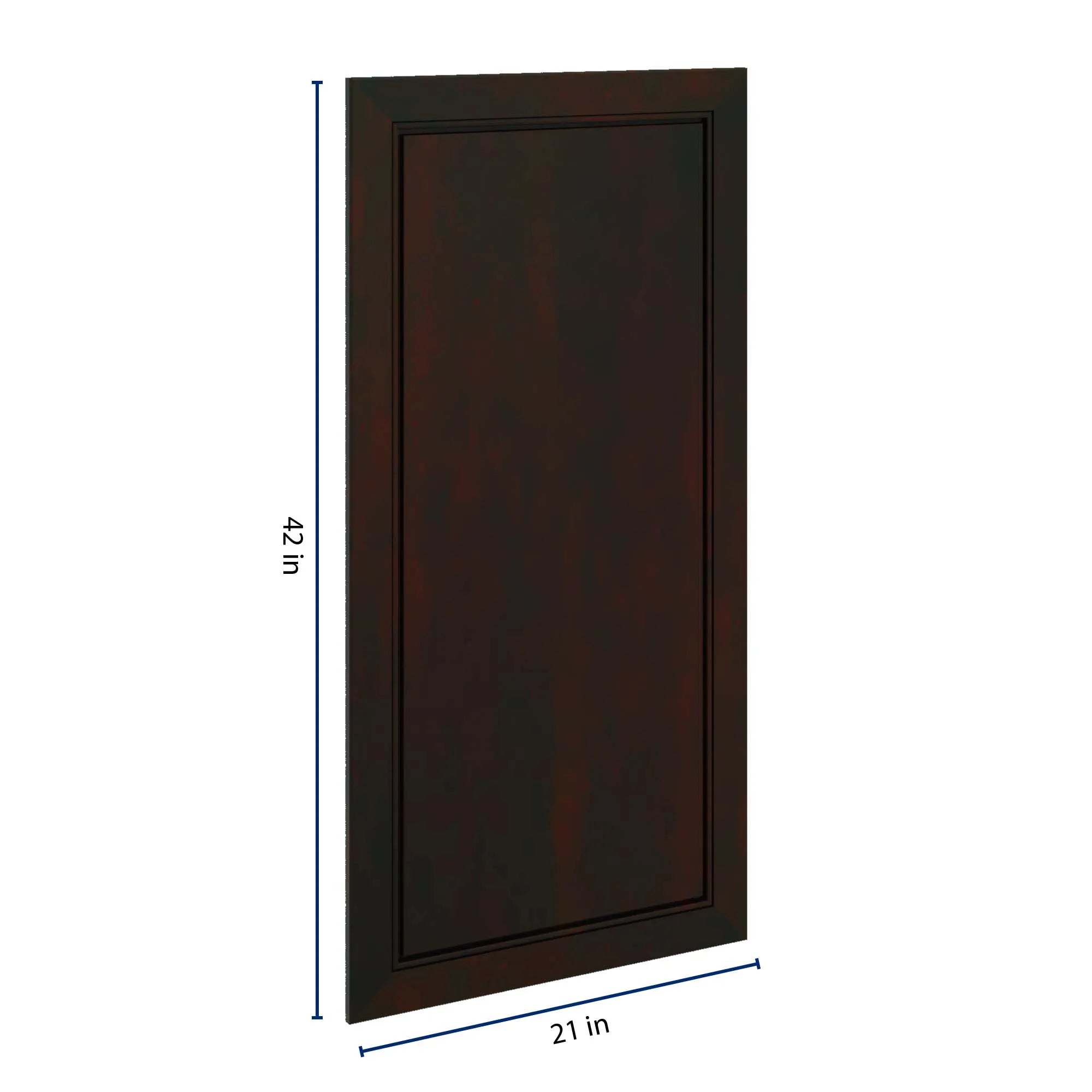 J&K Espresso K8 Dummy Door Panel 21" W x 42" H
