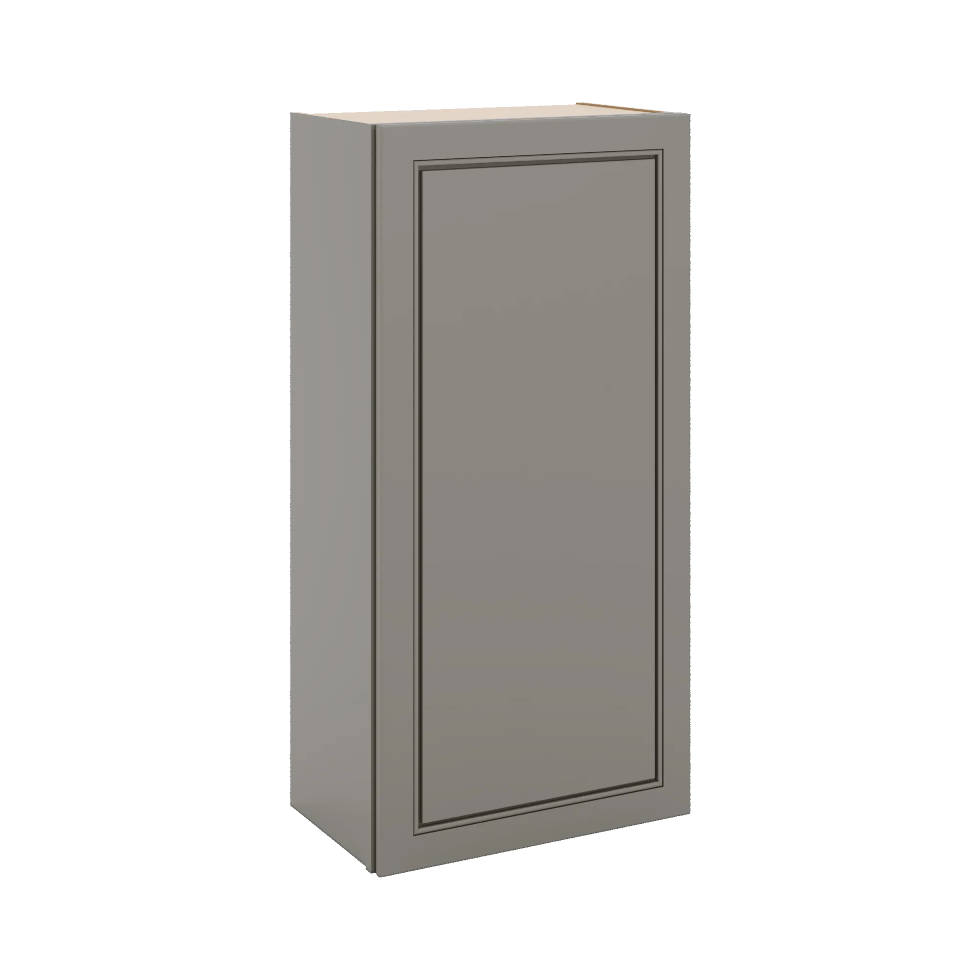 J&K Greige K3 Single Door Wall Cabinet - 21" W x 42" H