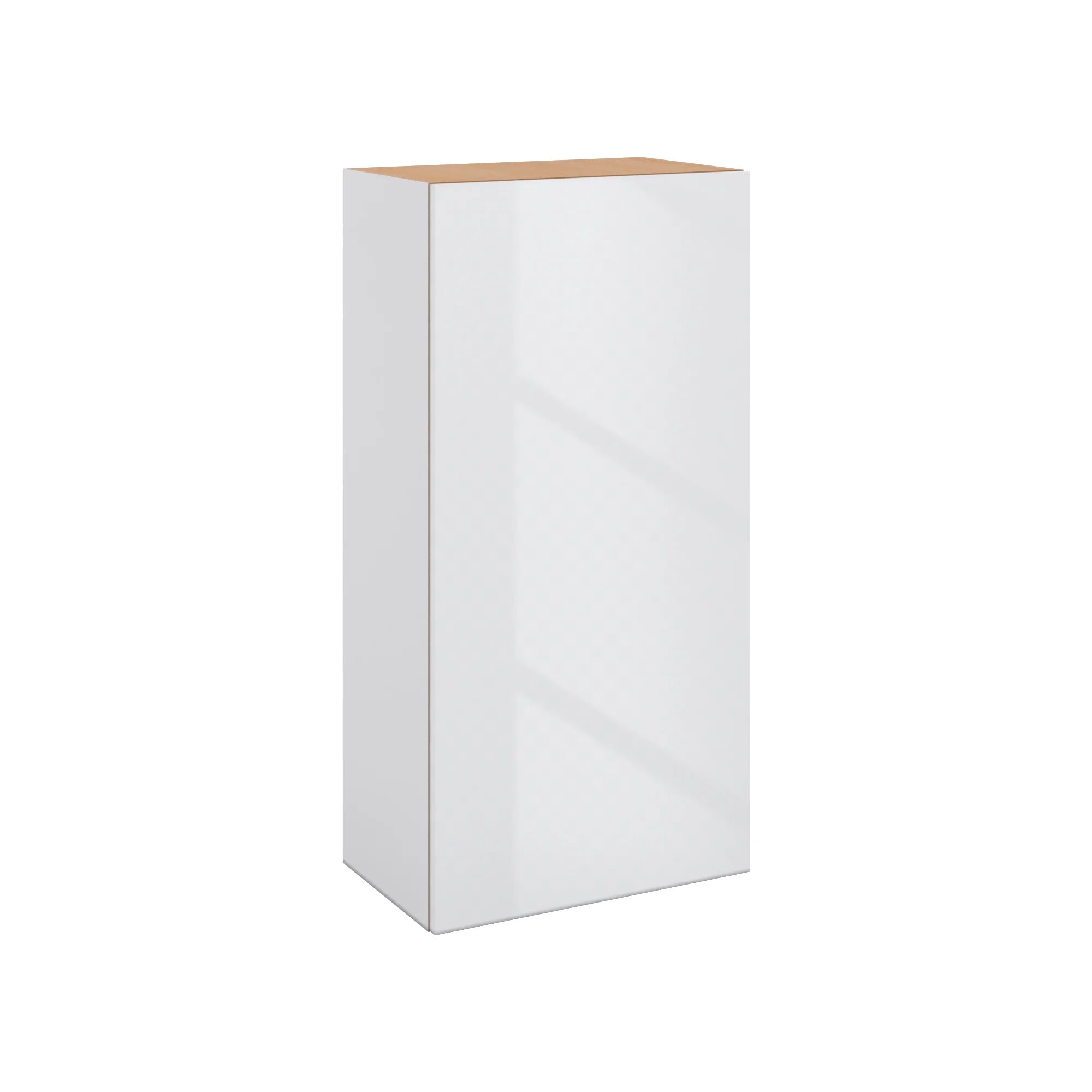 Modernform Cabinet Gloss White 21" W X 42" H X 12" D Single Door Wall Cabinet