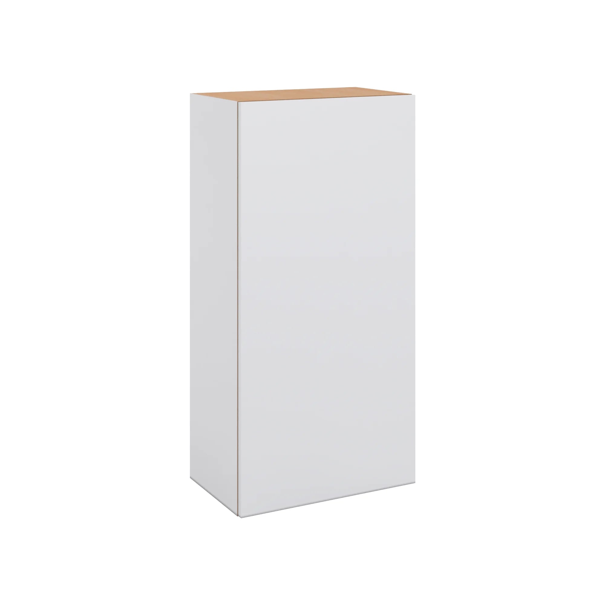 Modernform Cabinet Matte White 21" W X 42" H X 12" D Single Door Wall Cabinet