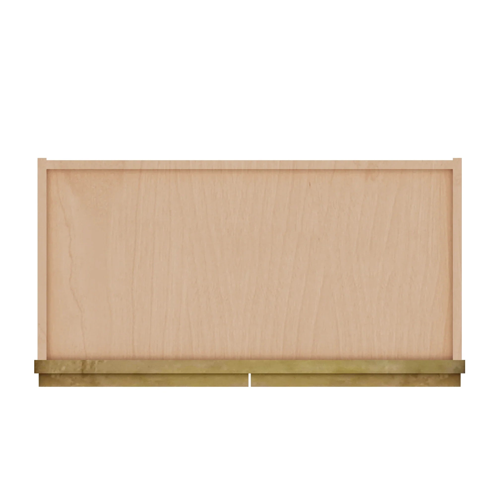 Modernform Cabinet Natural Shaker 24" W X 15" H X 12" D Double Glass Door Wall Cabinet