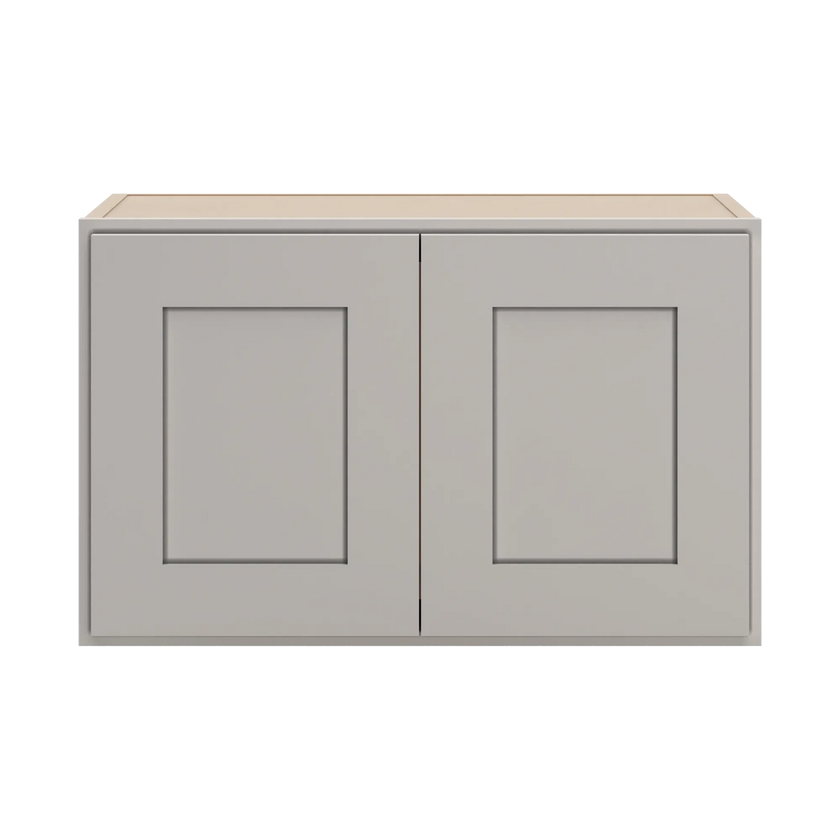 cnc luxor 5 piece misty grey 24 w x 15 h double door wall cabinet