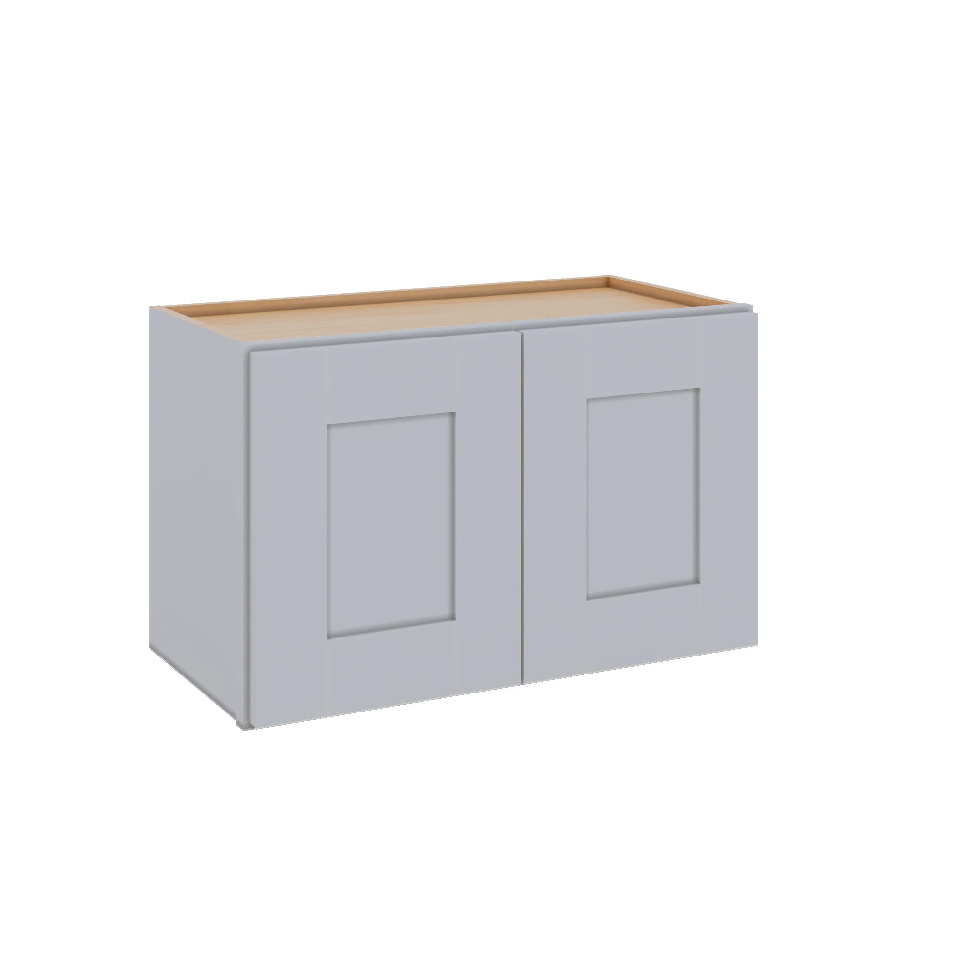 Modernform Cabinet Grey Shaker 24" W X 15" H X 12" D Double Door Wall Cabinet