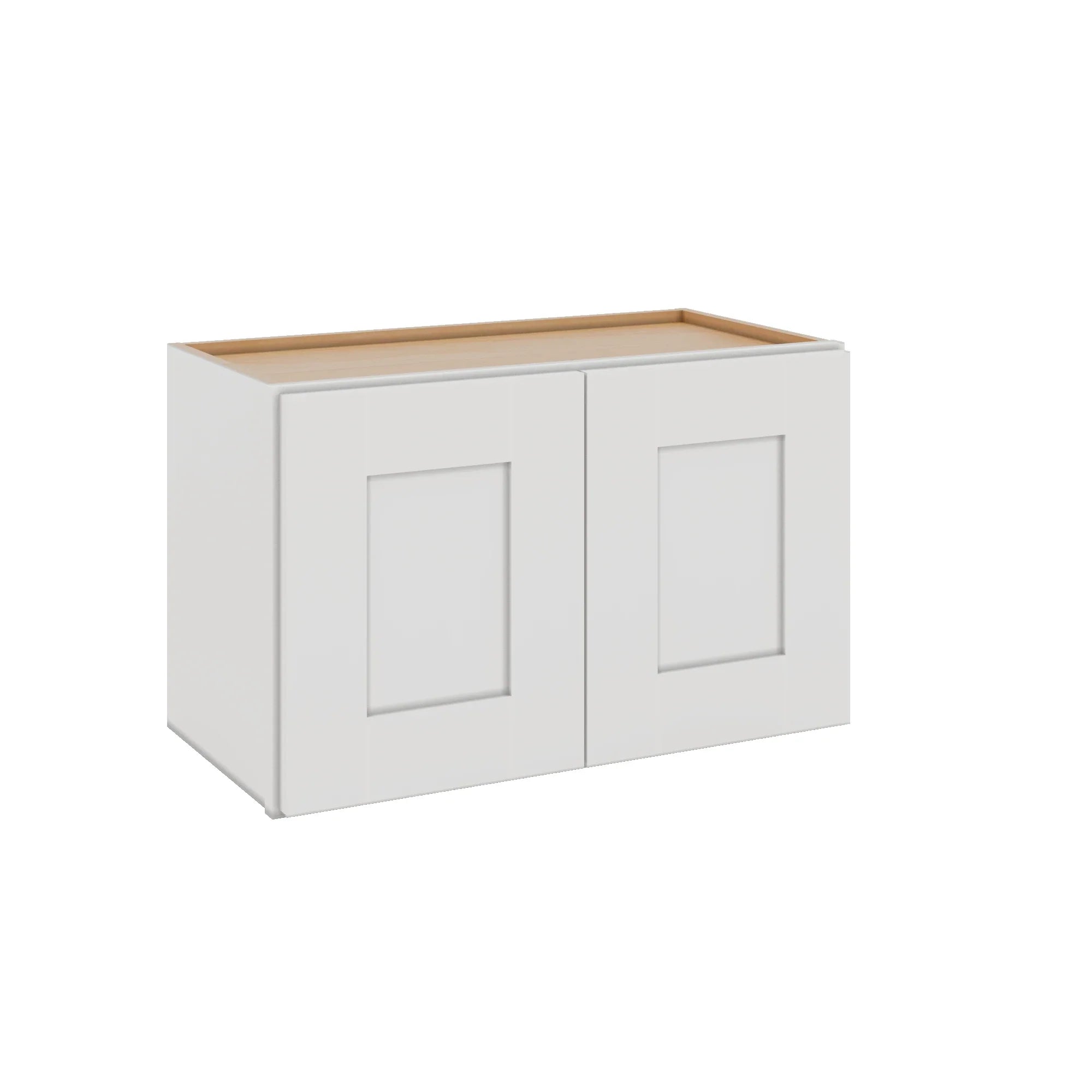 Modernform Cabinet White Shaker 24" W X 15" H X 12" D Double Door Wall Cabinet