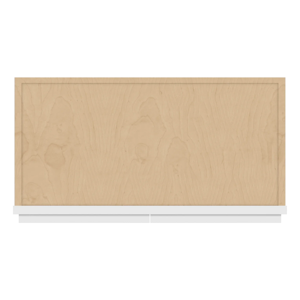 cnc luxor white 24 w x 18 h double door wall cabinet