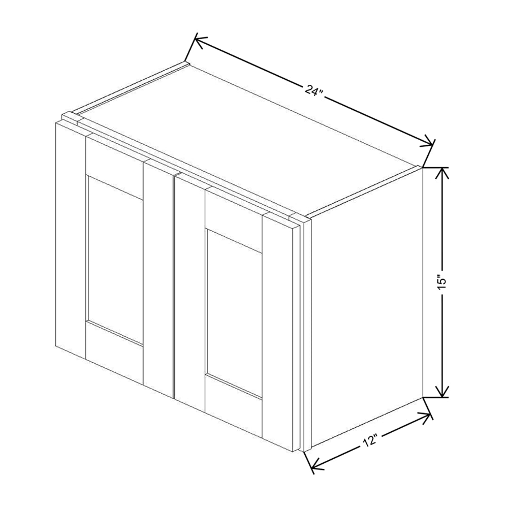 Fabuwood Allure Galaxy Dove 24"W X 18"H Wall