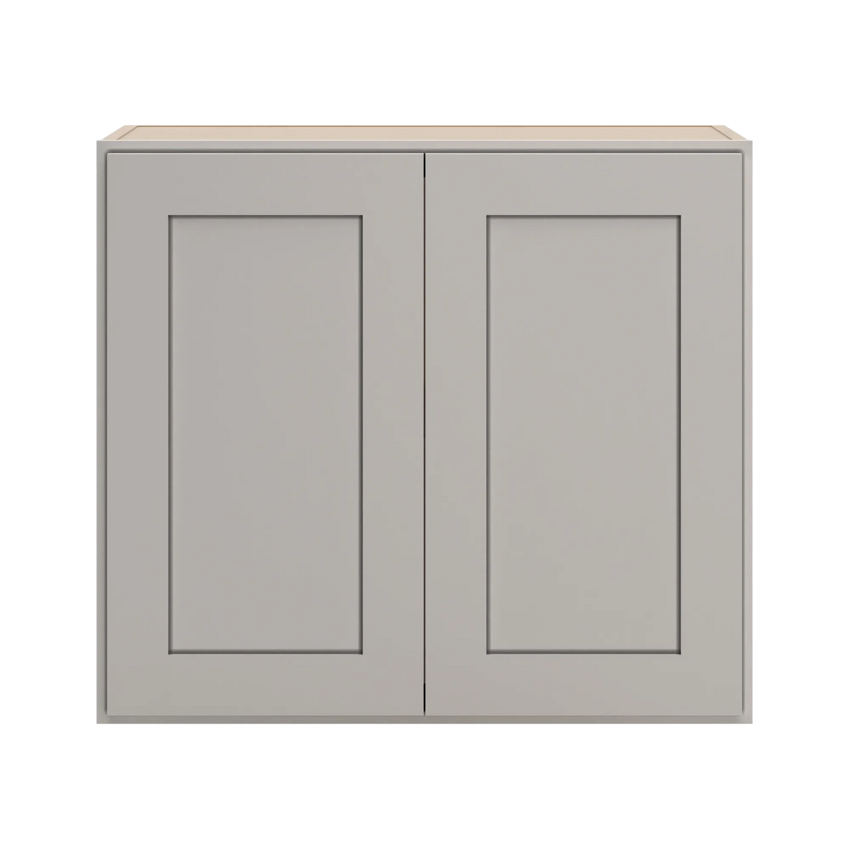 cnc luxor 5 piece misty grey 24 w x 24 h double door wall cabinet
