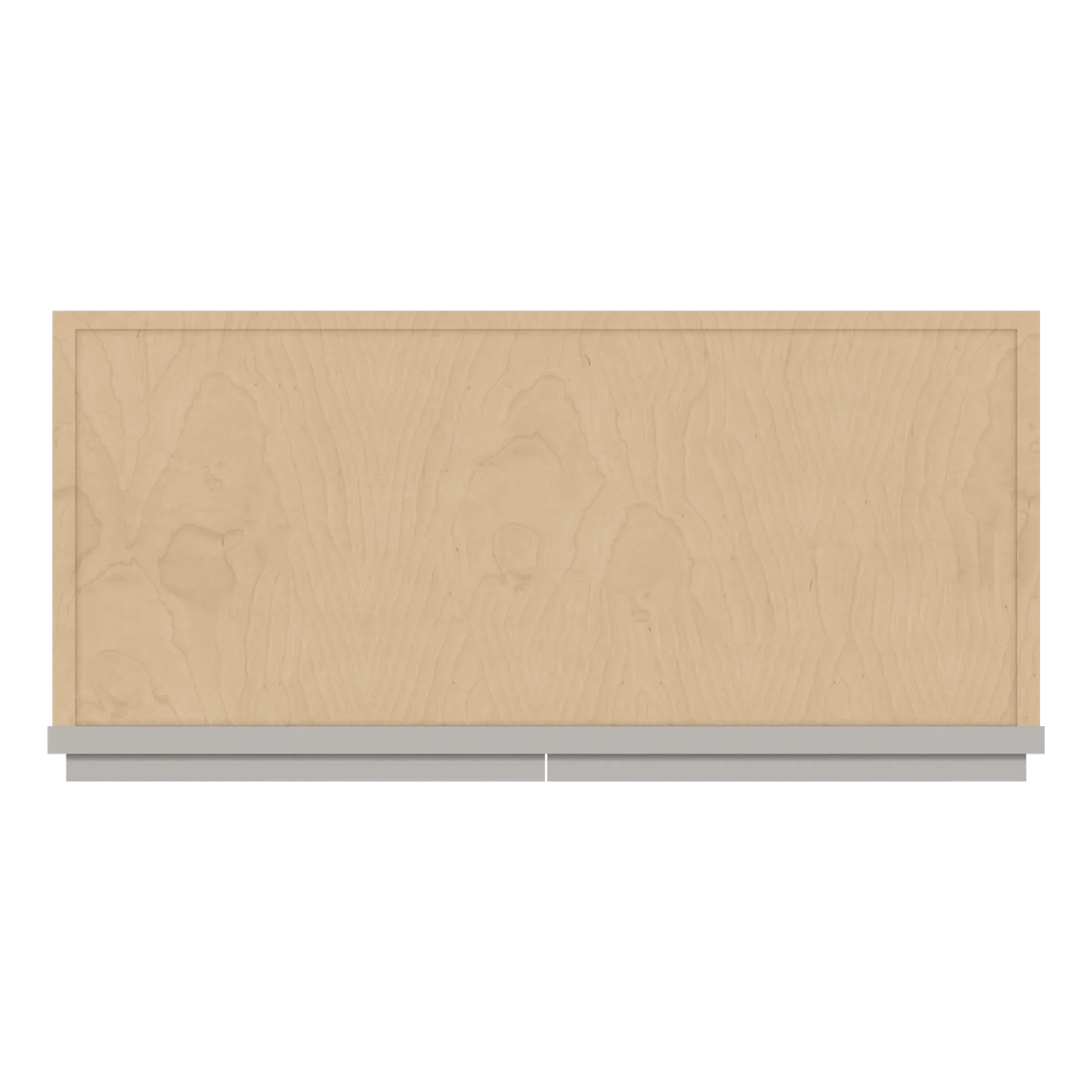 cnc luxor 5 piece misty grey 24 w x 24 h double door wall cabinet
