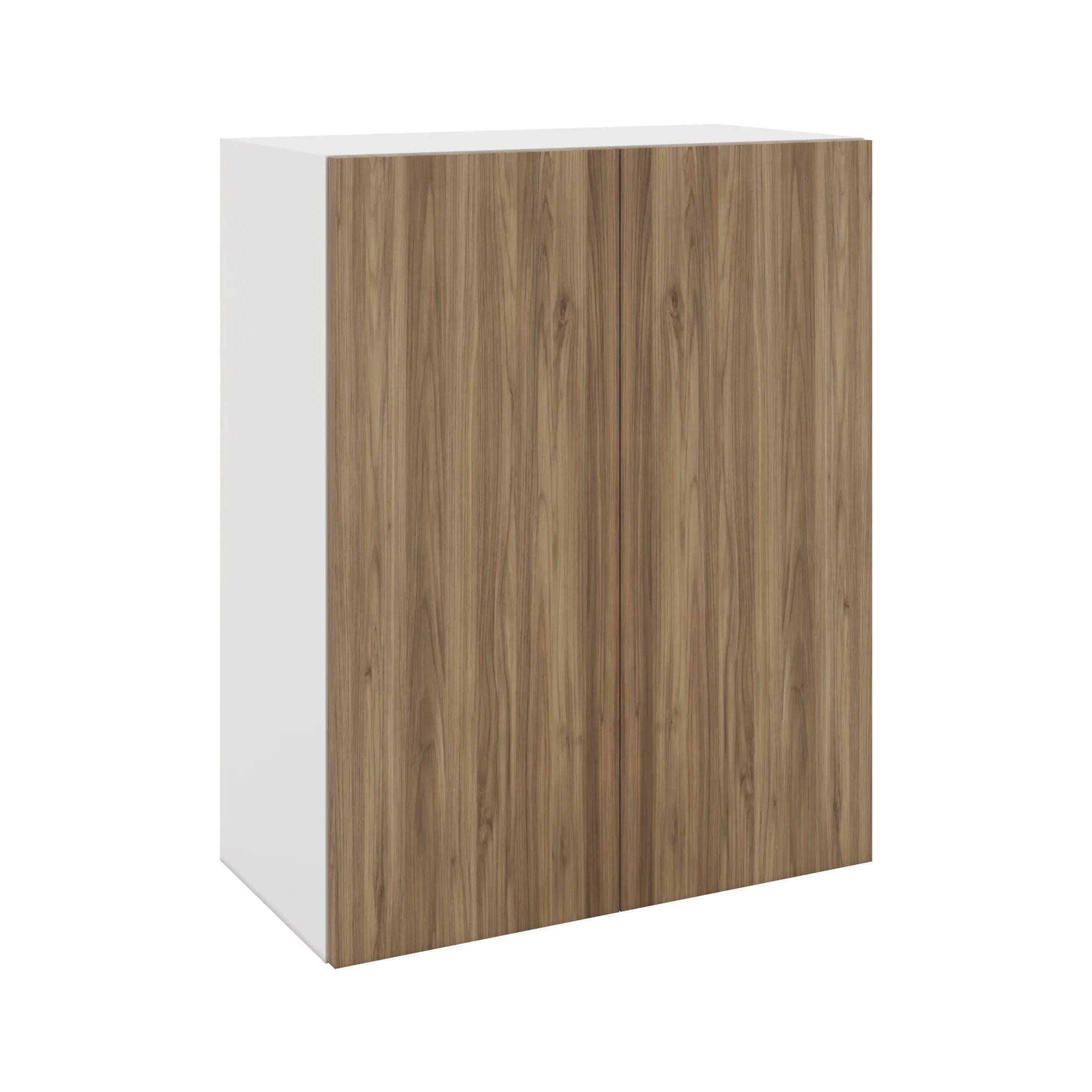 Modernform Cabinet Walnut 24" W X 30" H X 12" D Double Door Wall Cabinet