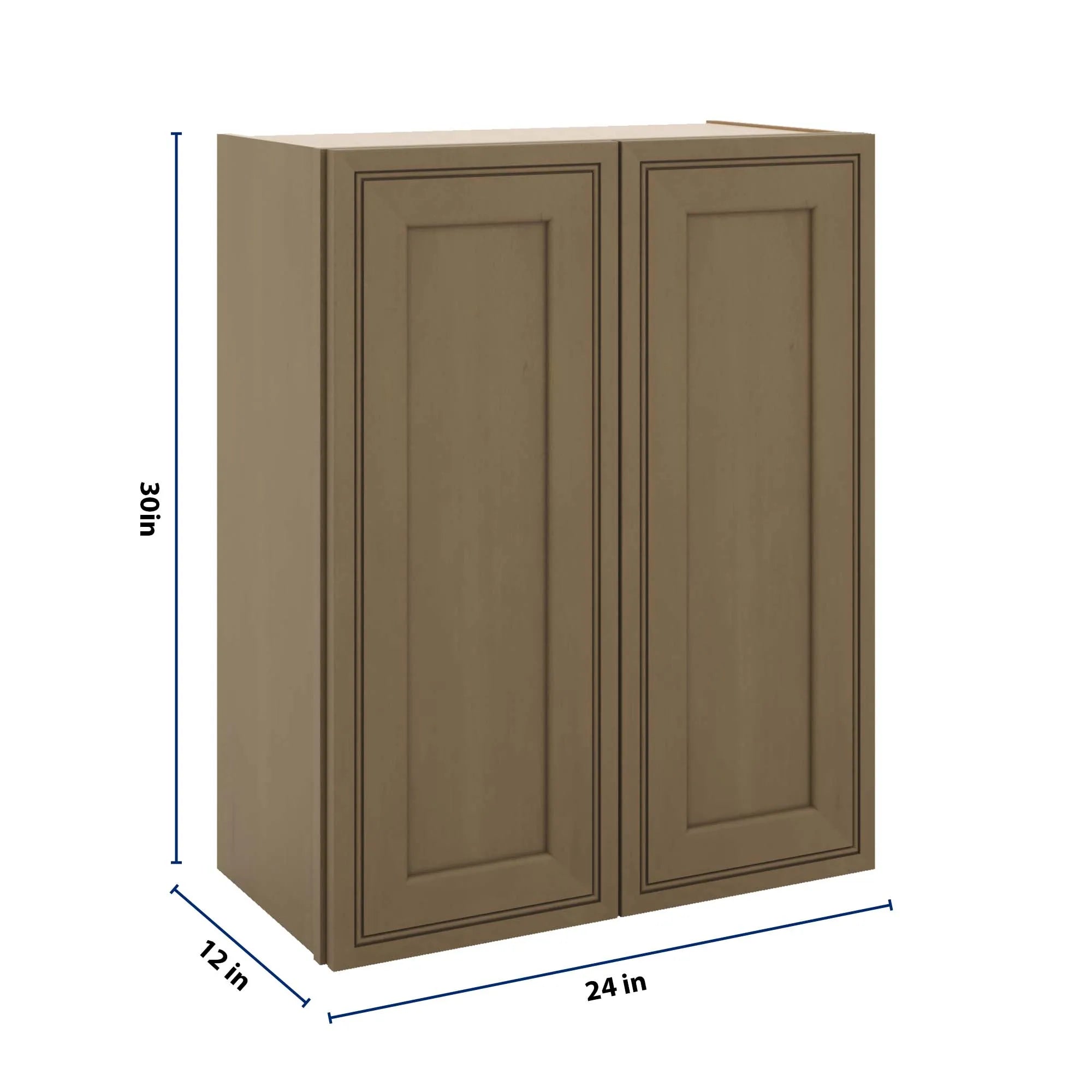 J&K Hazel H8 Double Door Wall Cabinet - 24" W x 30" H