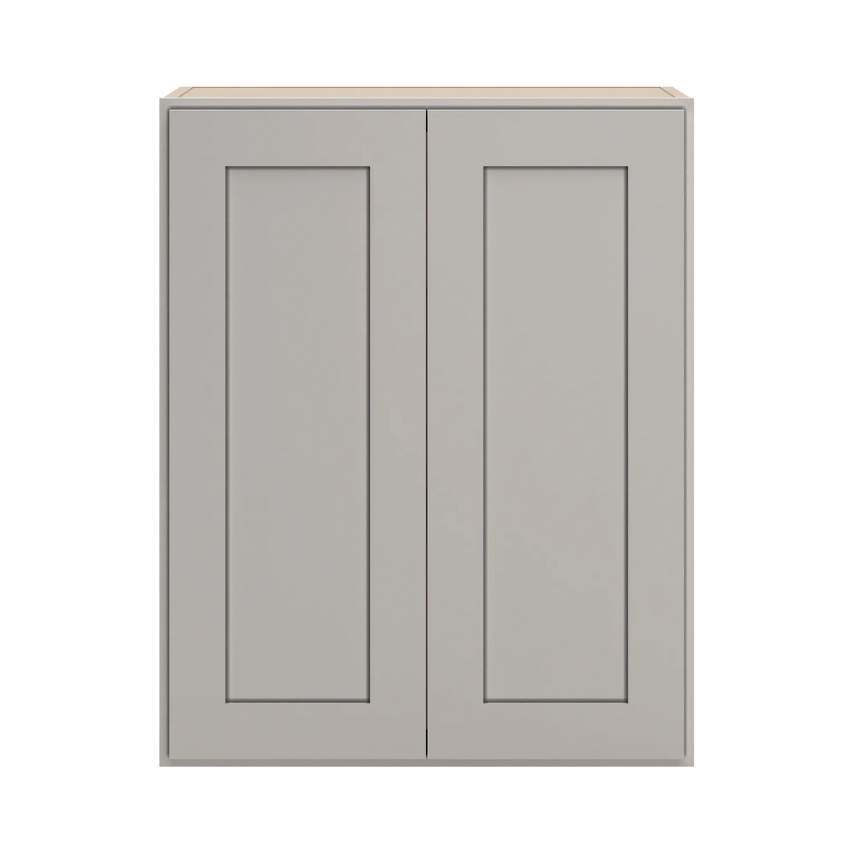 cnc luxor 5 piece misty grey 24 w x 30 h double door wall cabinet