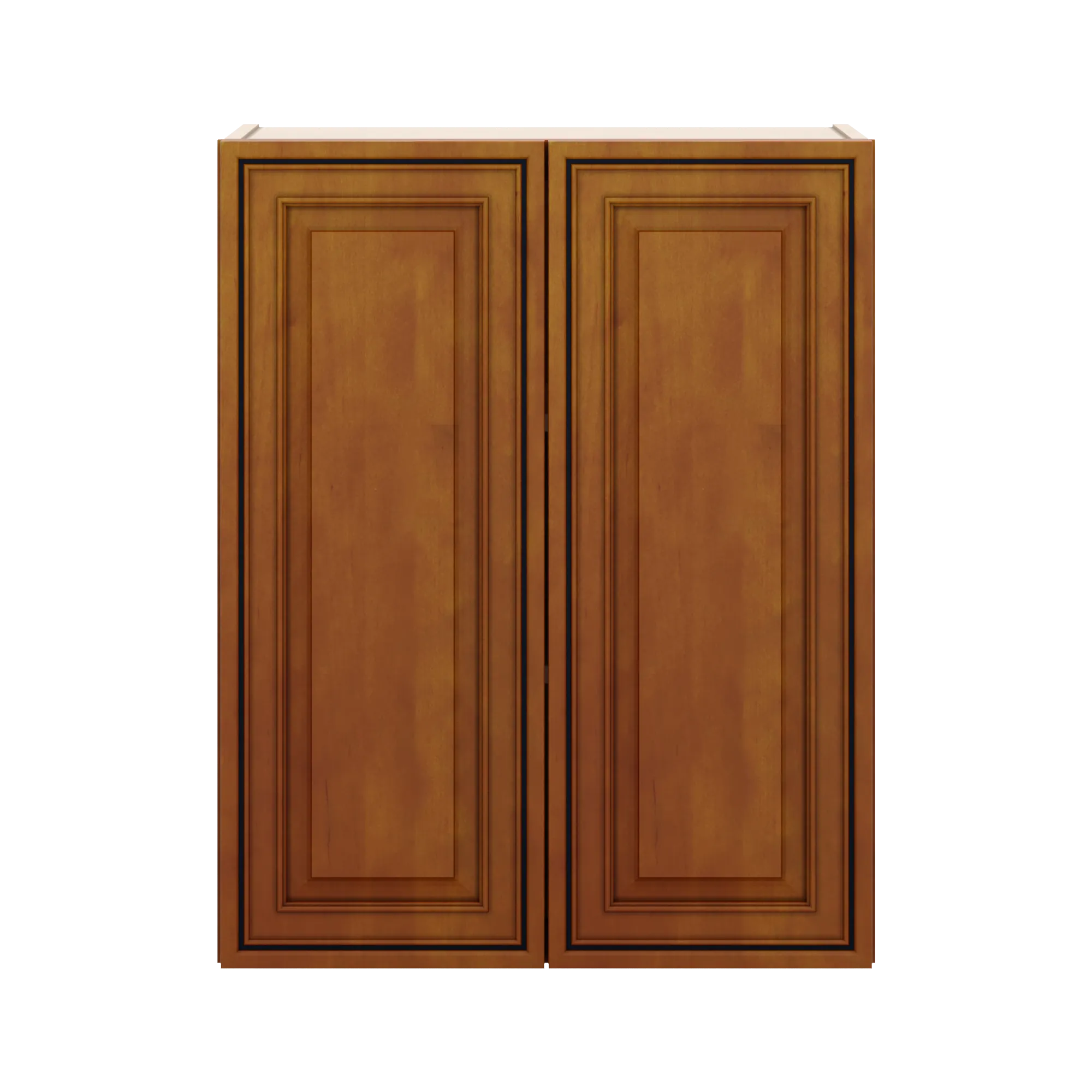 j k mocha glazed k10 double door wall cabinet 24 w x 30 h