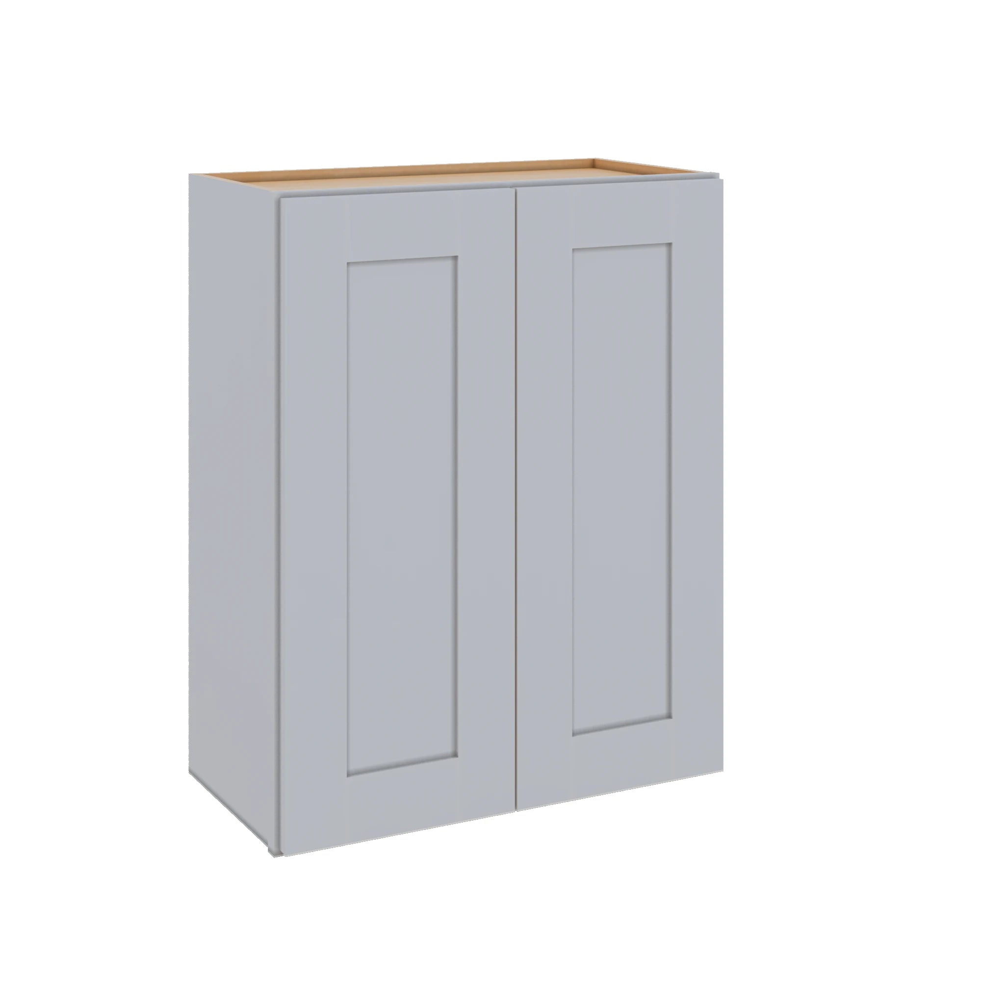 Modernform Cabinet Grey Shaker 24" W X 30" H X 12" D Double Door Wall Cabinet
