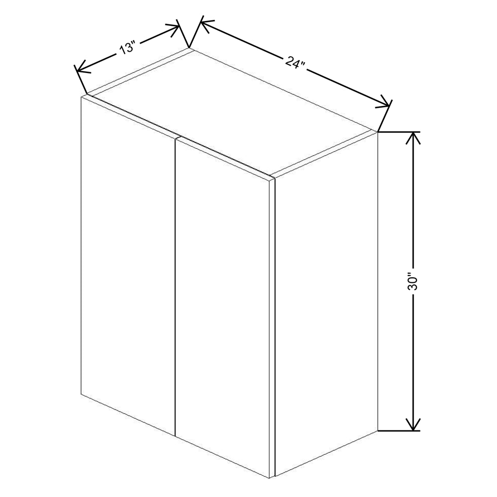 Fabuwood Illume Tuscany Olmo 3 30" High Wall