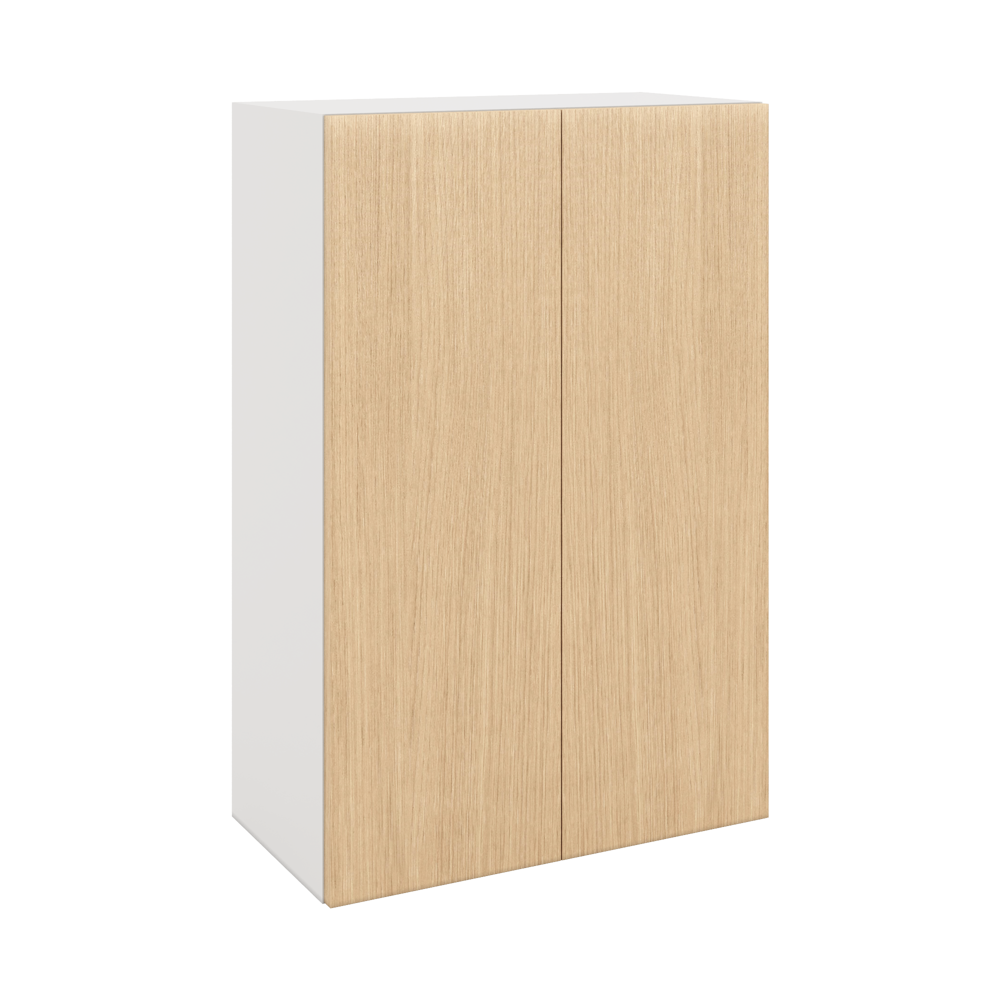 Modernform Cabinet Natural Oak 24" W X 36" H X 12" D Double Door Wall Cabinet
