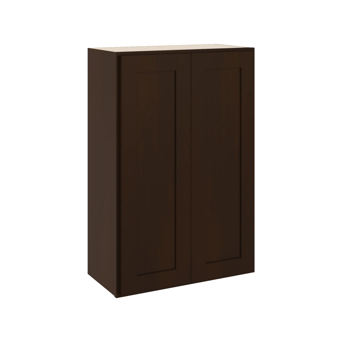 CNC Luxor 5-Piece Espresso 24" W X 36" H Double Door Wall Cabinet