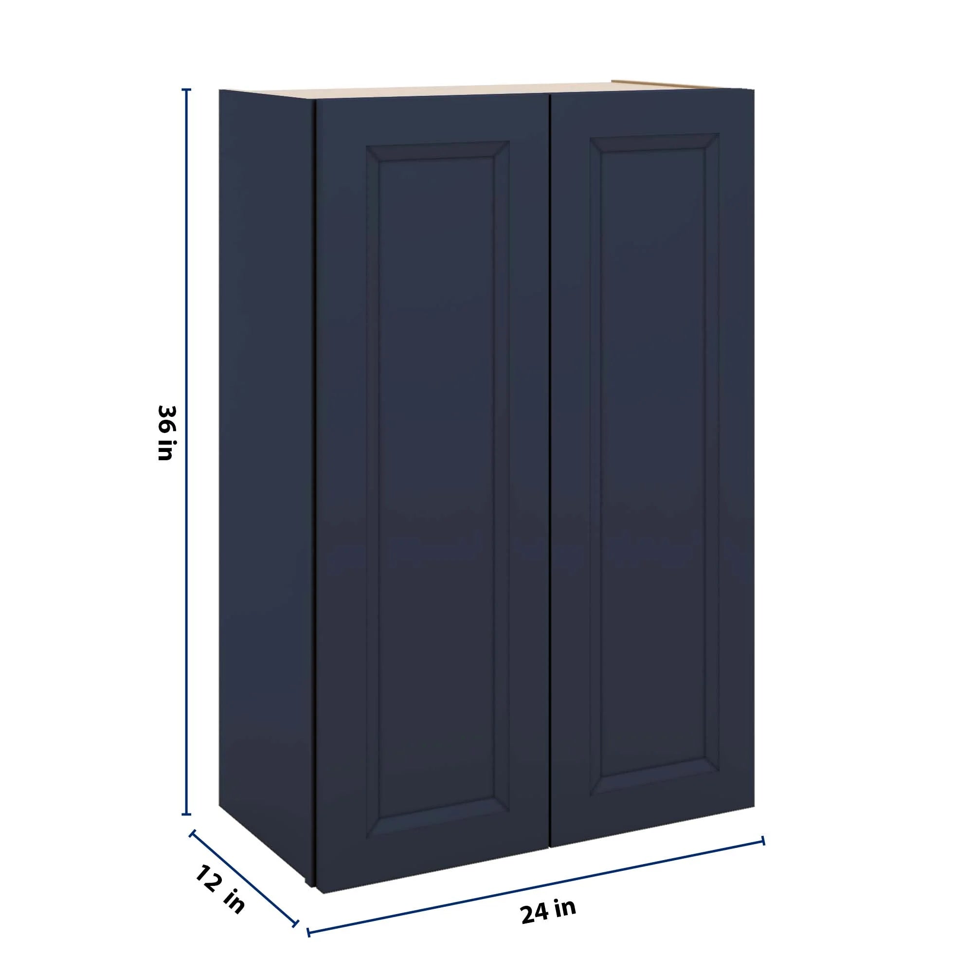 J&K Naval B7 Double Door Wall Cabinet - 24" W x 36" H