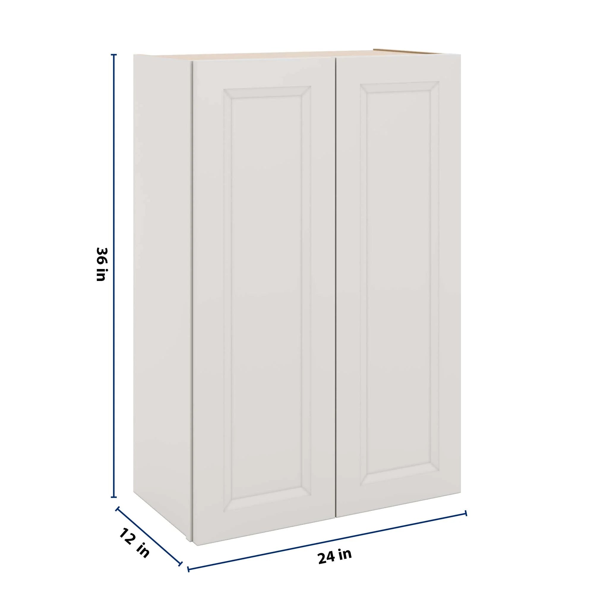 J&K Pure B5 Double Door Wall Cabinet - 24" W x 36" H