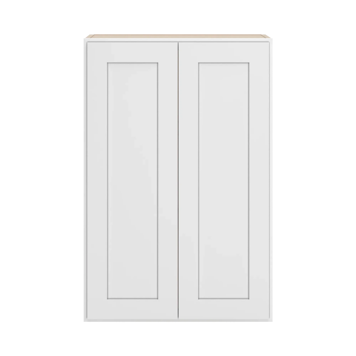 cnc luxor white 24 w x 36 h double door wall cabinet