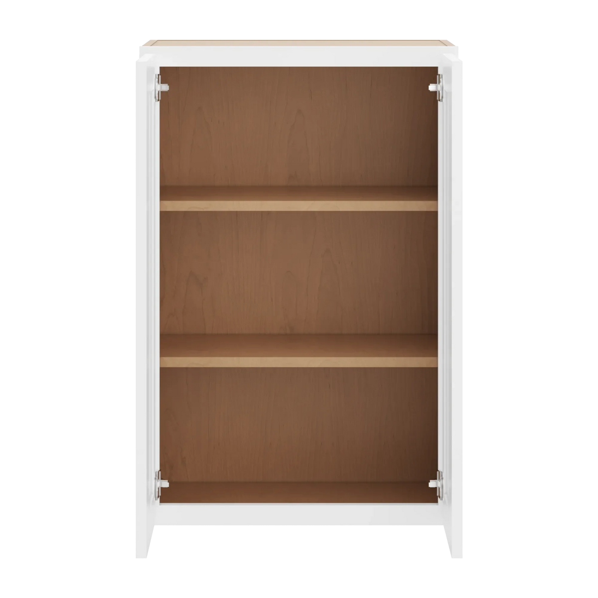 cnc luxor white 24 w x 36 h double door wall cabinet