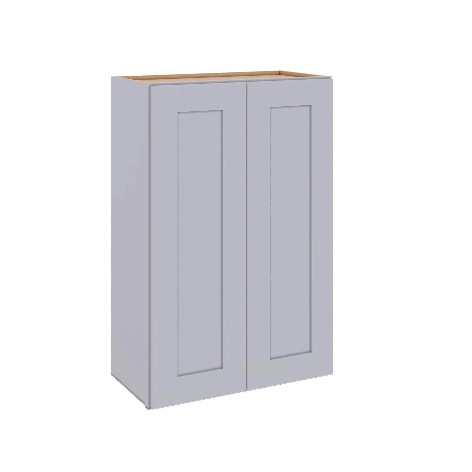 Modernform Cabinet Grey Shaker 24" W X 36" H X 12" D Double Door Wall Cabinet