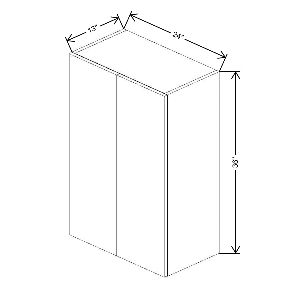 Fabuwood Illume Tuscany Olmo 3 36" High Wall