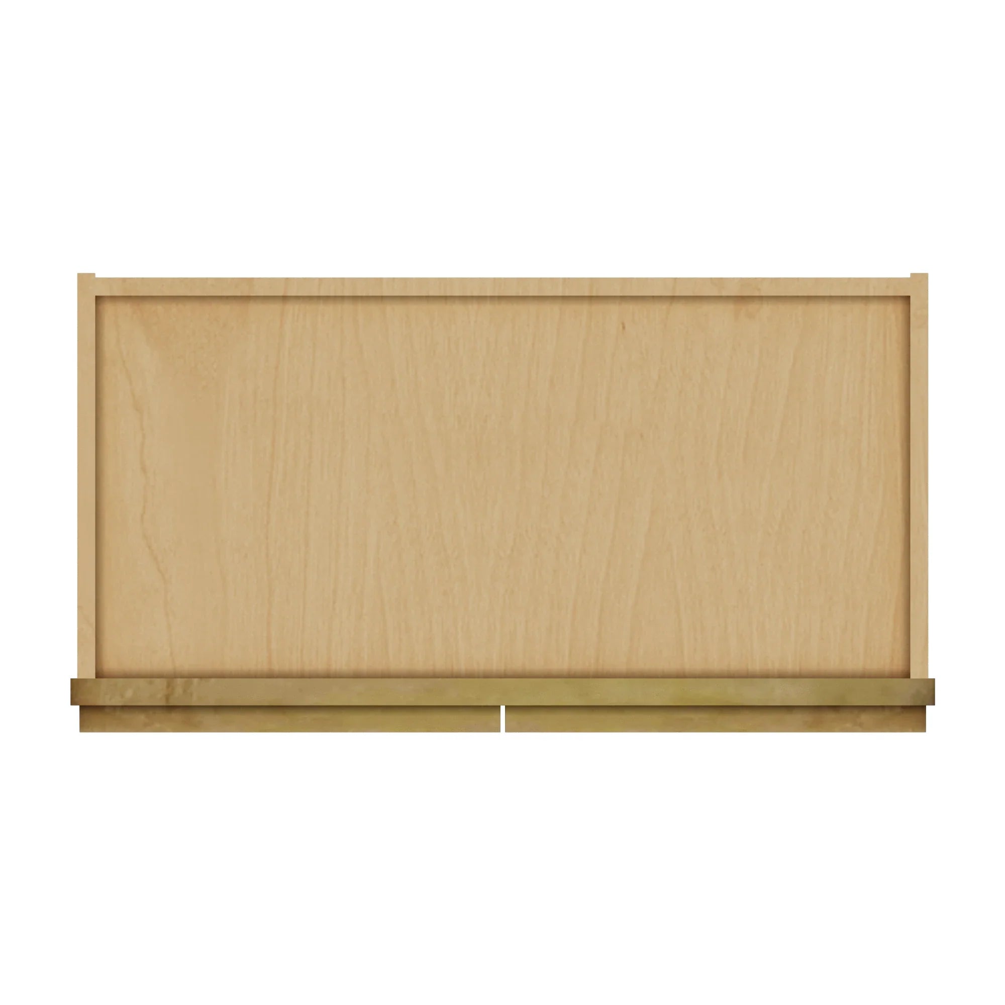 Modernform Cabinet Natural Shaker 24" W X 42" H X 12" D Double Glass Door Wall Cabinet