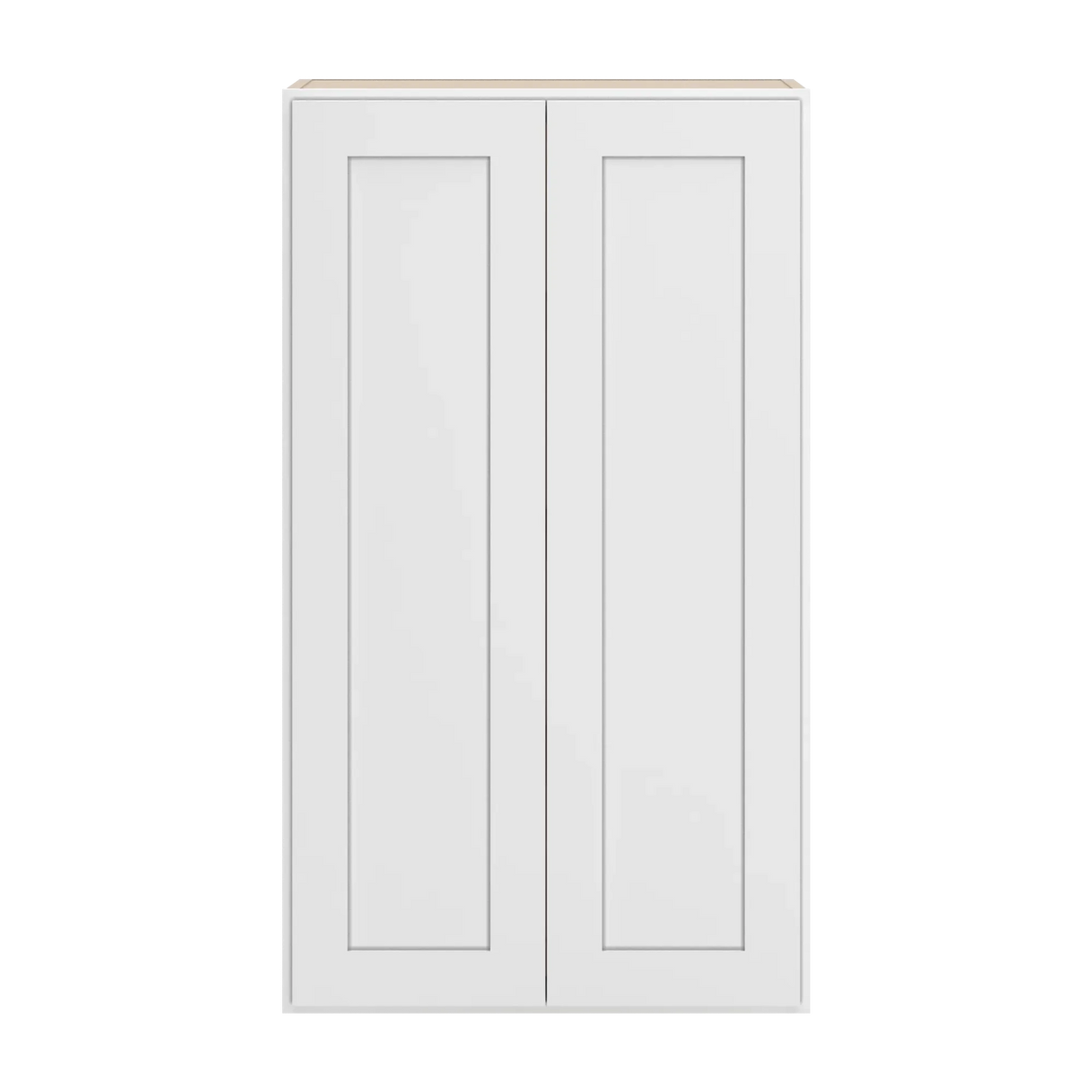 cnc luxor white 24 w x 42 h double door wall cabinet
