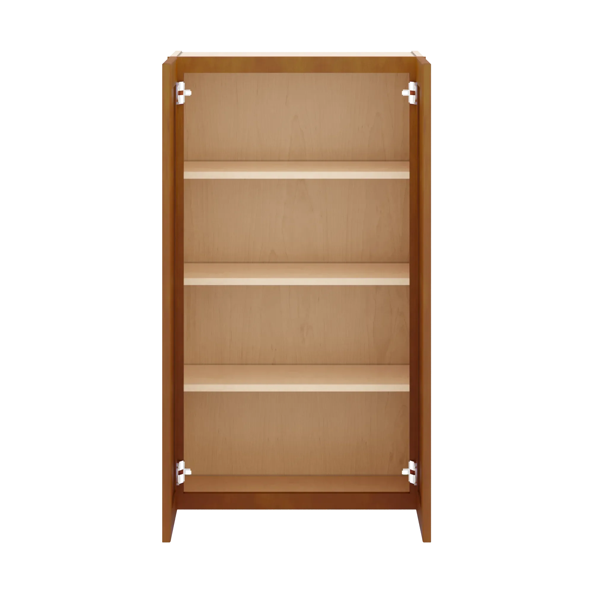 j k mocha glazed k10 double door wall cabinet 24 w x 42 h
