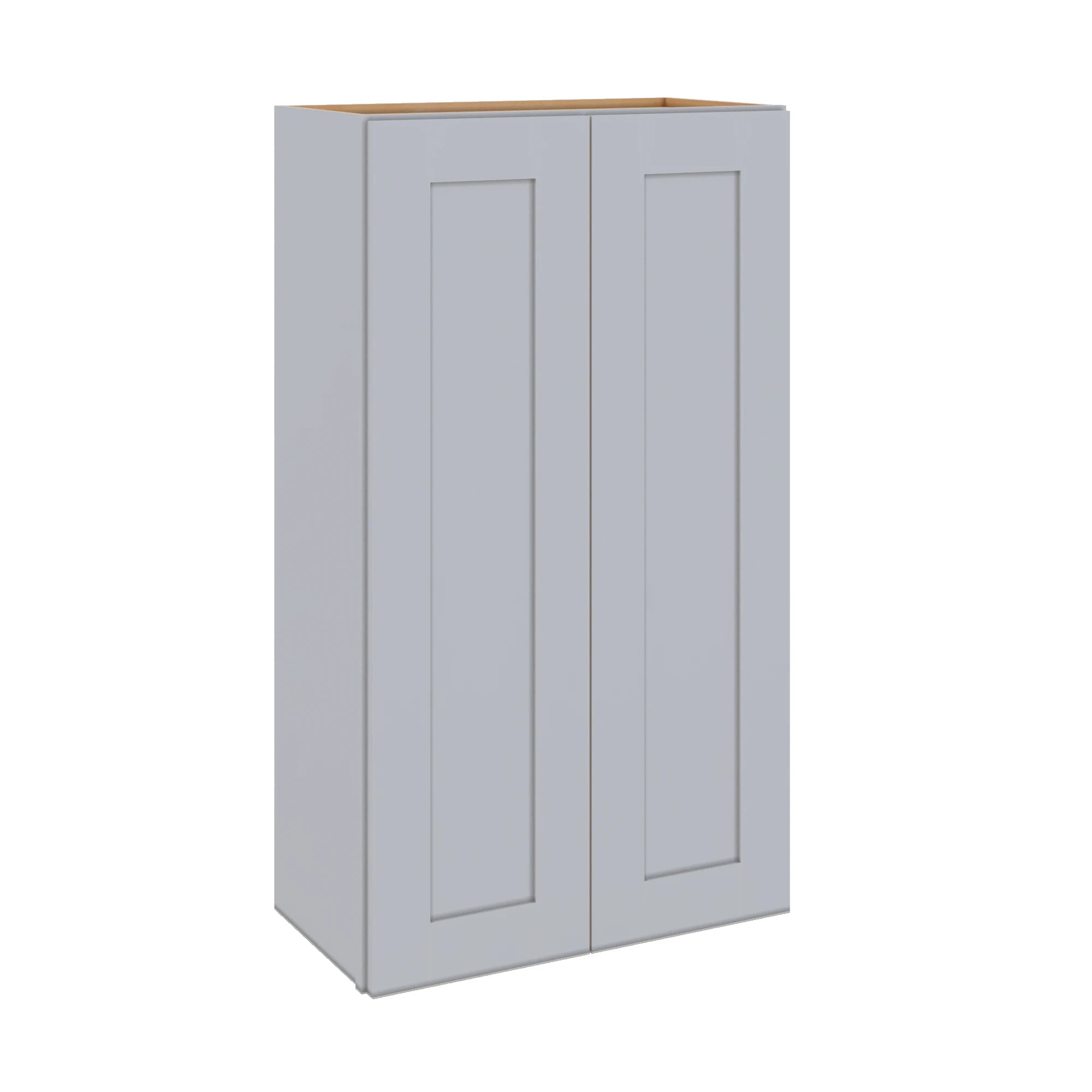 Modernform Cabinet Grey Shaker 24" W X 42" H X 12" D Double Door Wall Cabinet