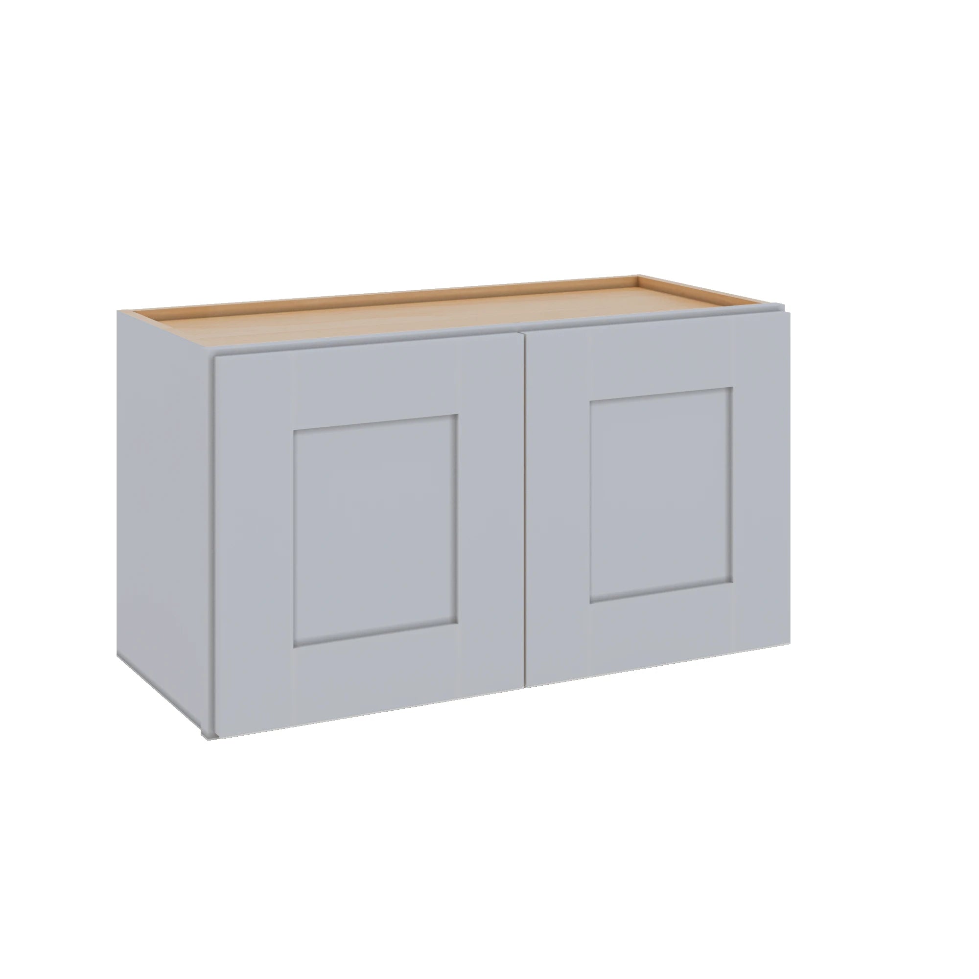 Modernform Cabinet Grey Shaker 27" W X 15" H X 12" D Double Door Wall Cabinet